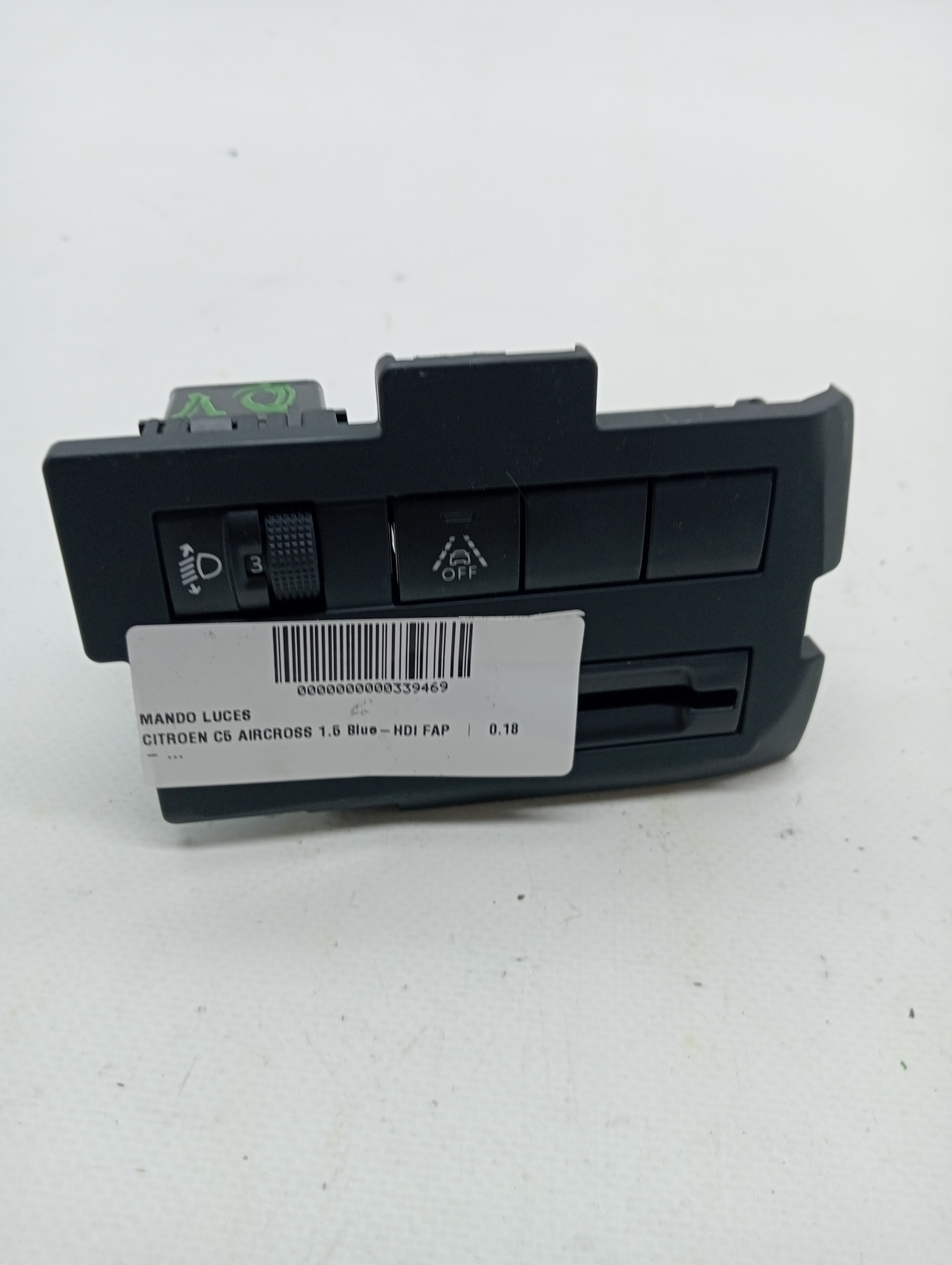 Commande d'éclairage CITROEN C5 AIRCROSS