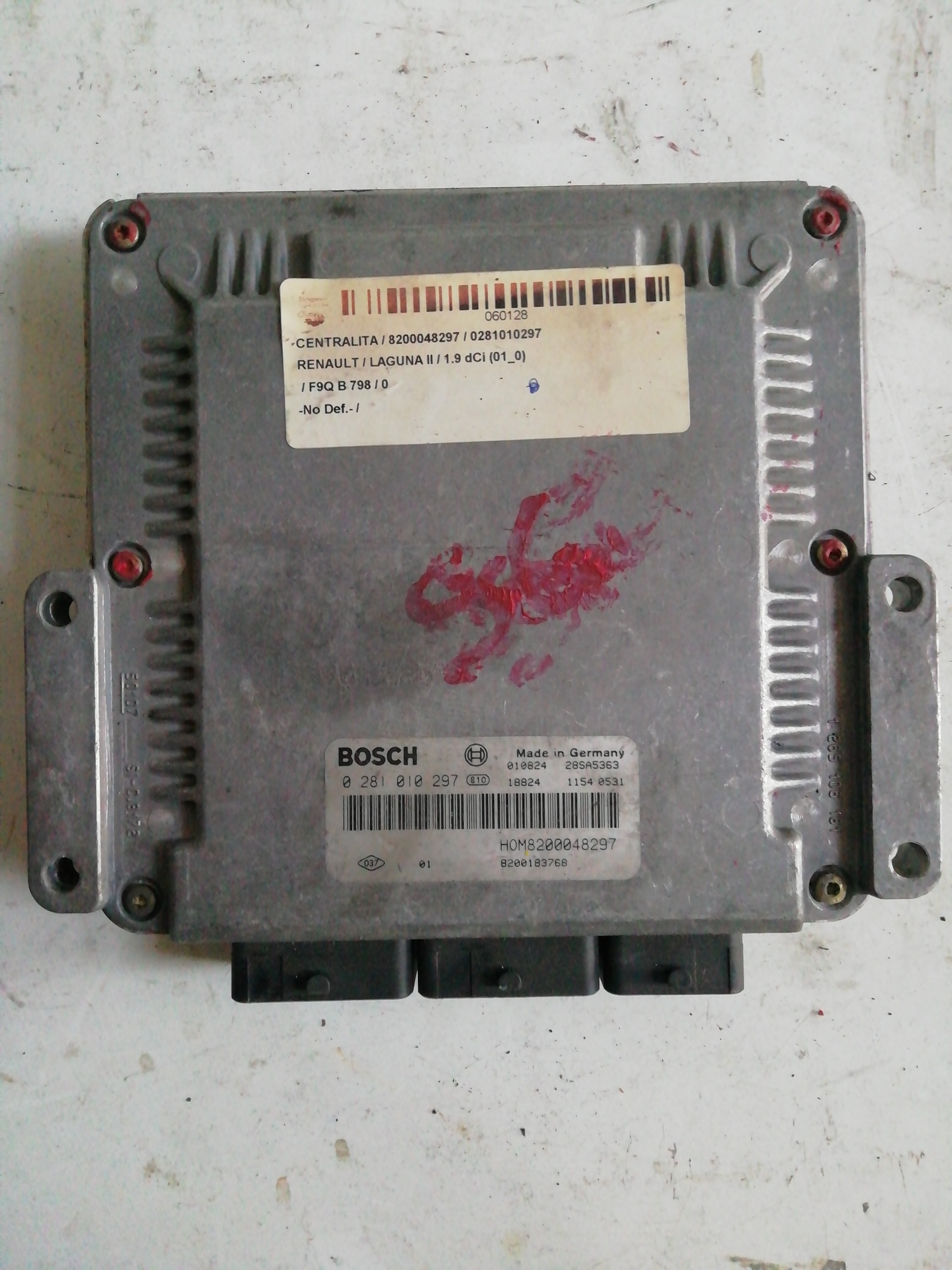 Engine control unit ECU RENAULT LAGUNA II (BG0)