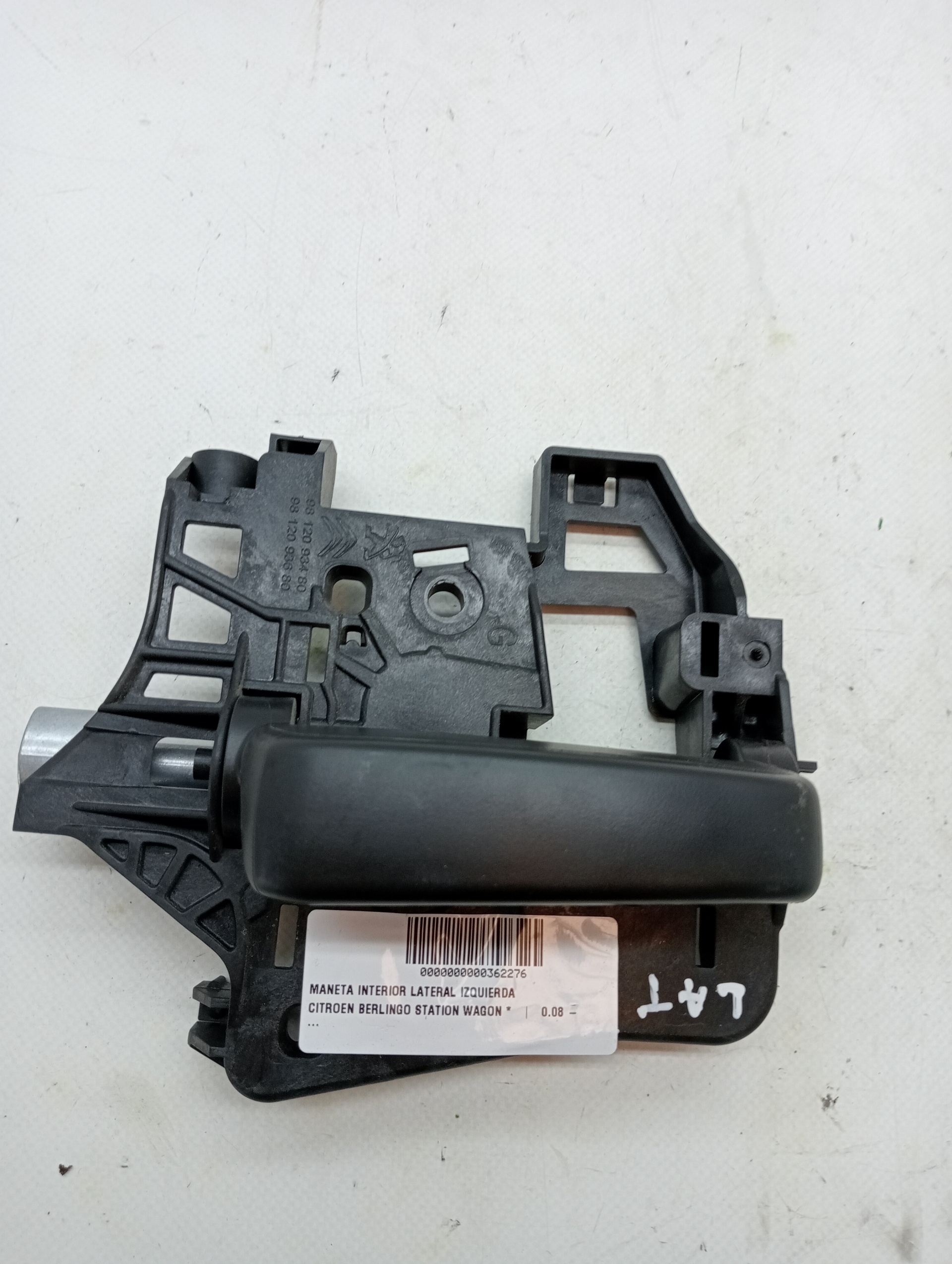 Left Interior Side Door Handle CITROEN BERLINGO STATION WAGON