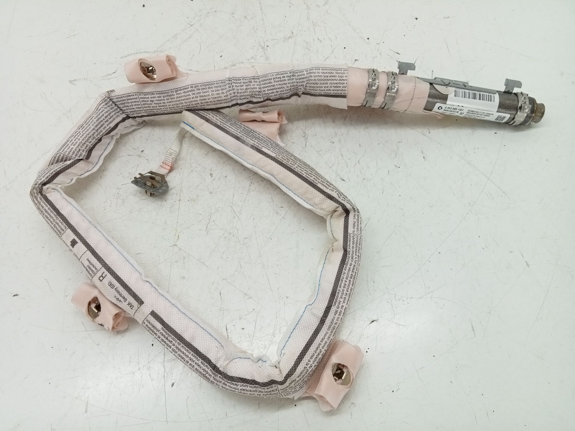 Front Right Curtain Airbag SMART FORTWO CABRIO