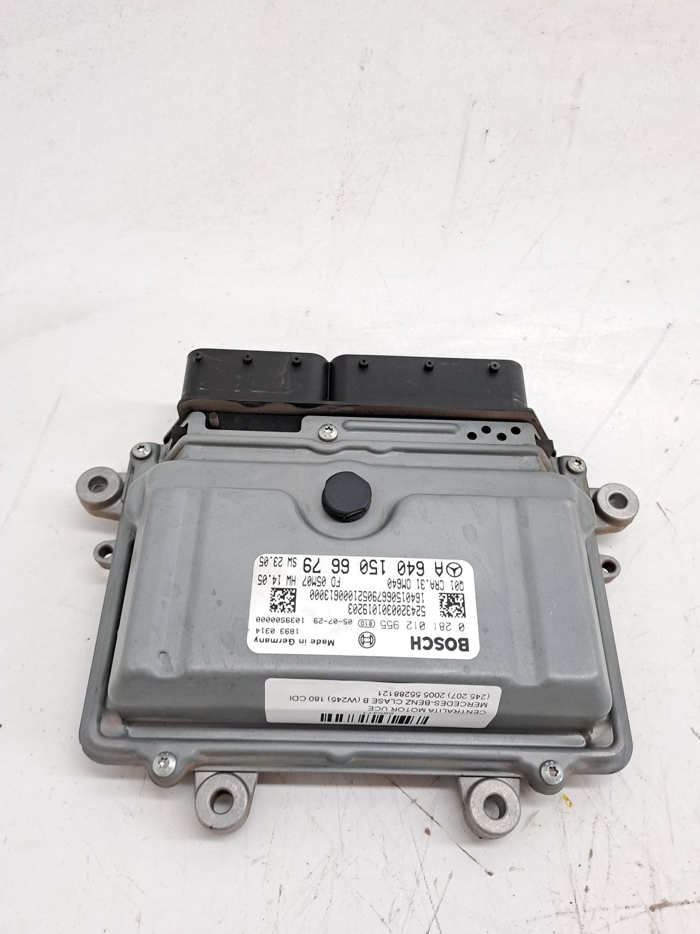 Engine control unit ECU MERCEDES-BENZ CLASE B (W245)
