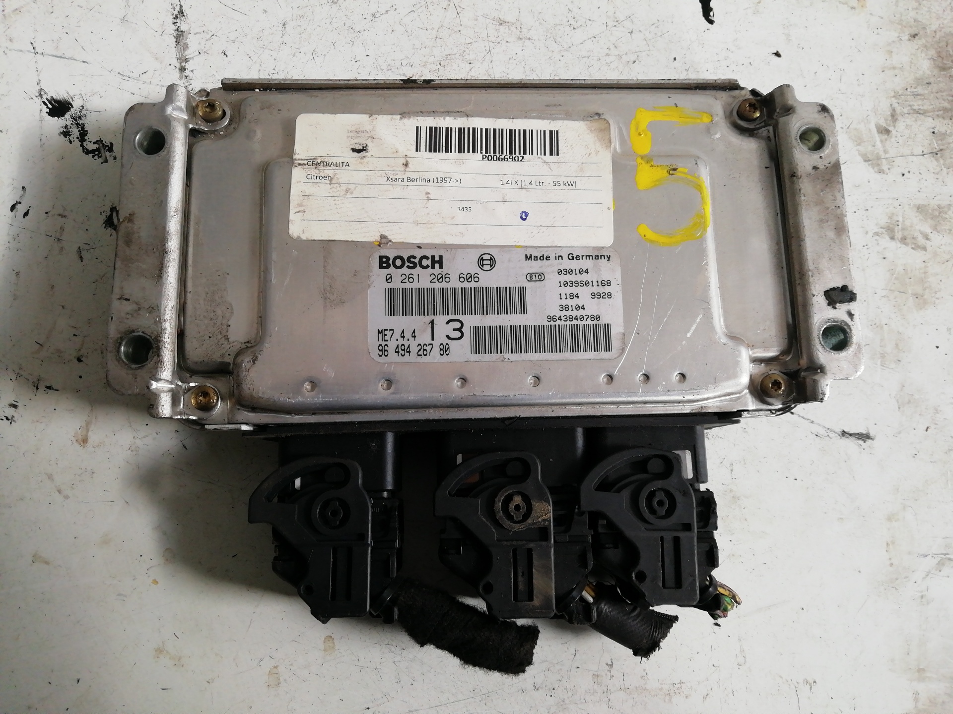 Engine control unit ECU CITROEN XSARA BERLINA