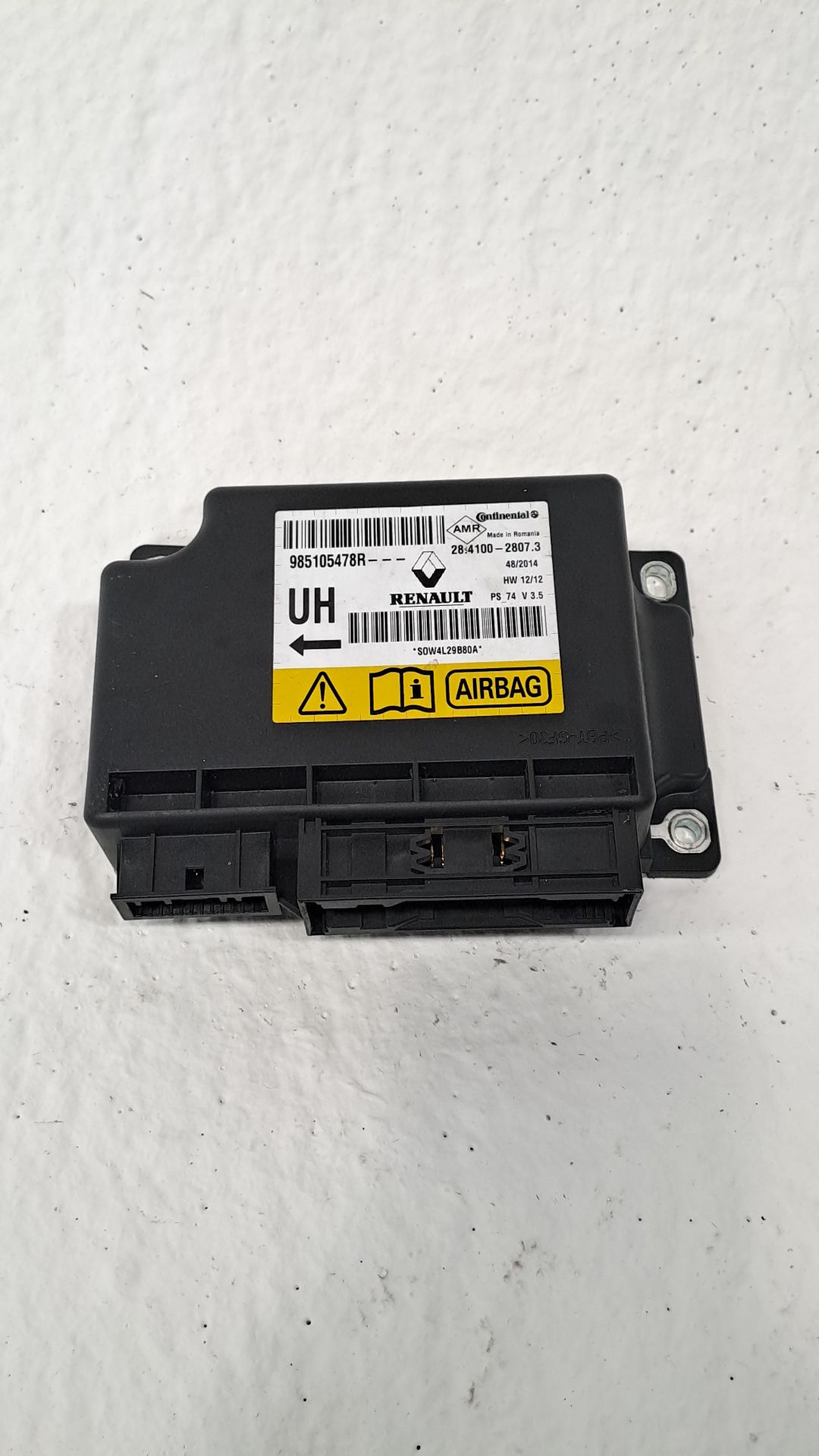 Central do airbag RENAULT MEGANE III HATCHBACK (BZ0/1_, B3_)