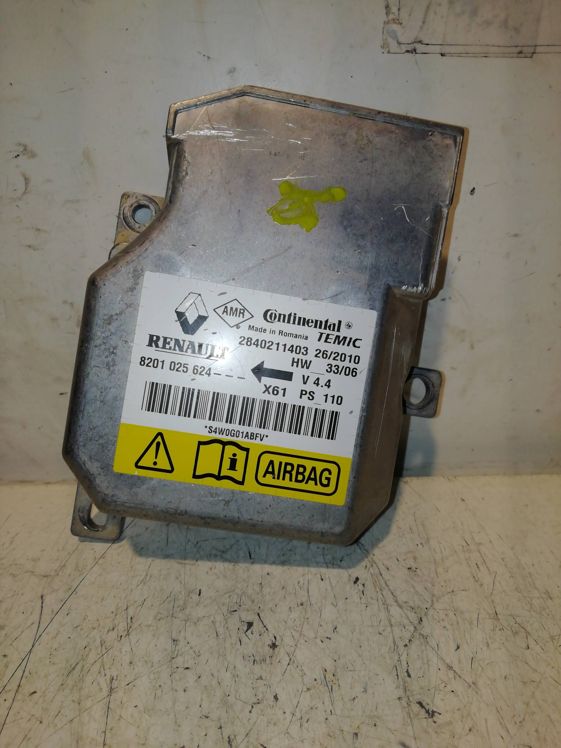 Central do airbag RENAULT KANGOO