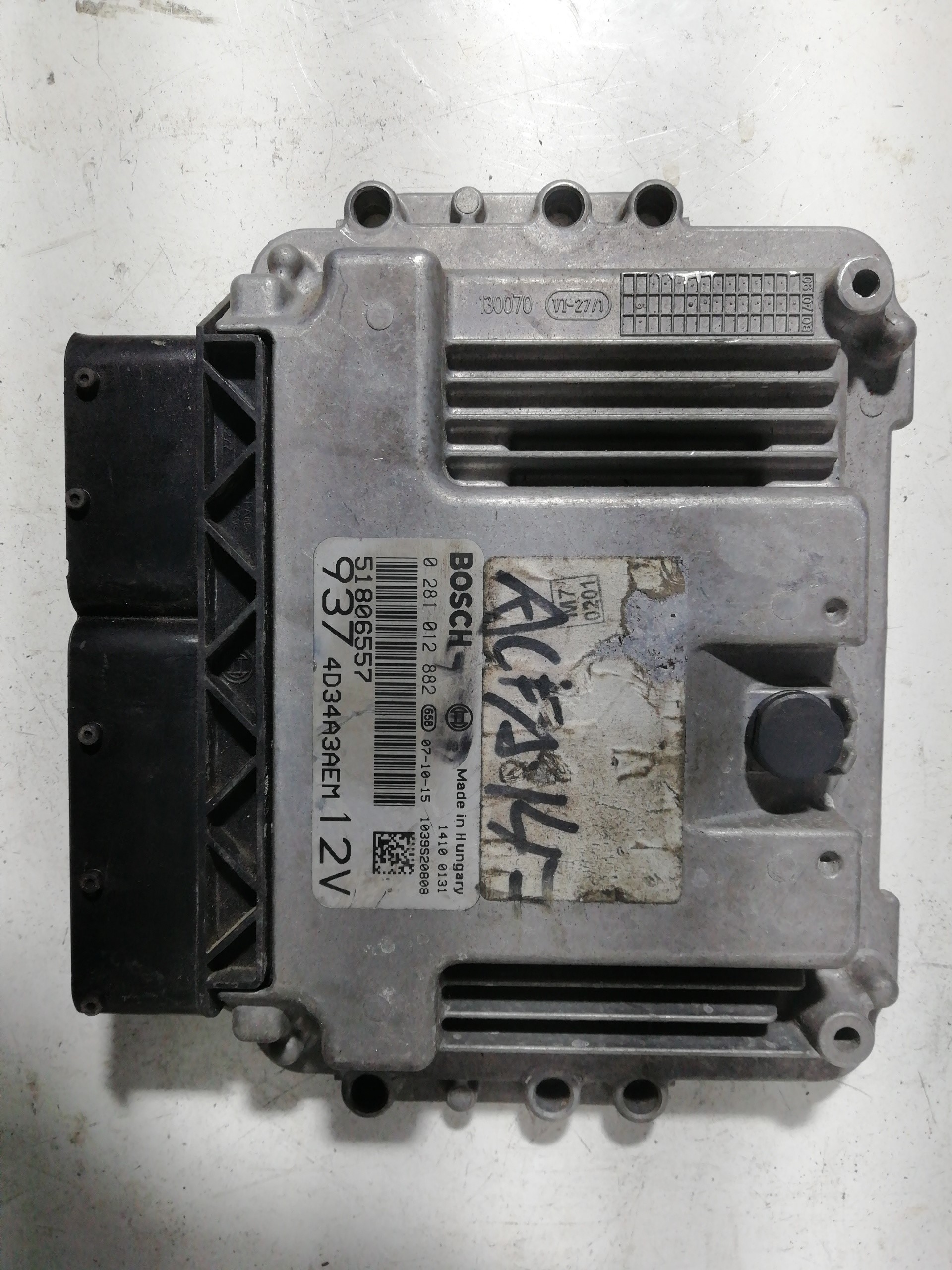 Engine control unit ECU ALFA ROMEO 147 (190)
