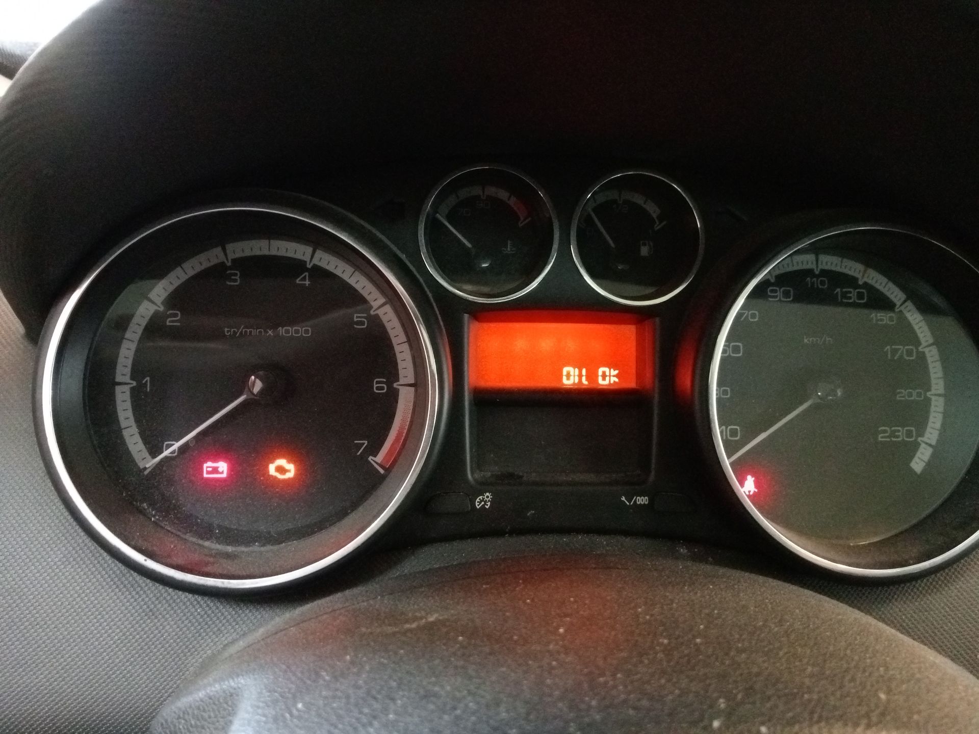 Combiné d’instruments PEUGEOT 308 SW