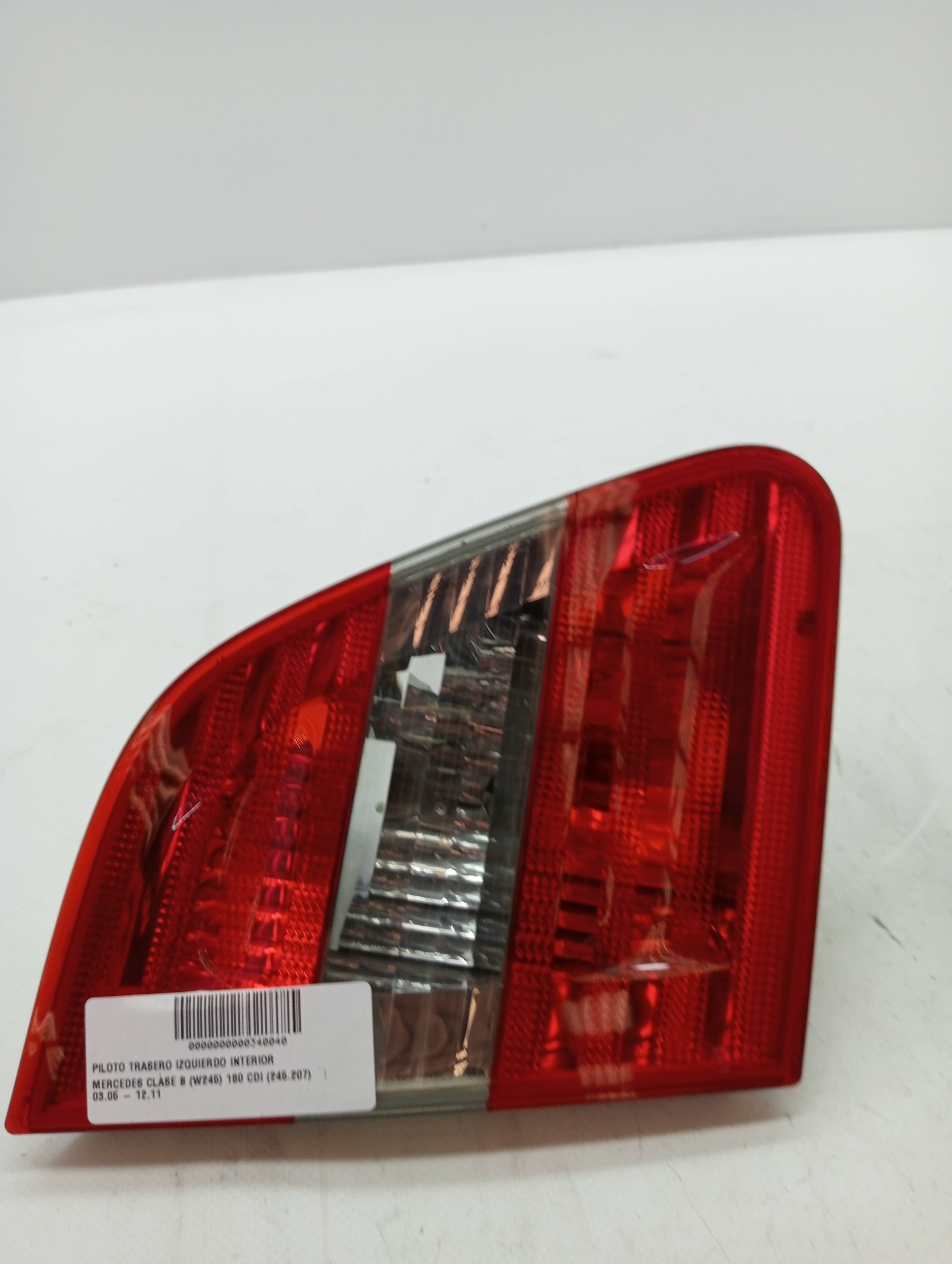 PILOTO TRASERO IZQUIERDO INTERIOR MERCEDES-BENZ CLASE B (W245)