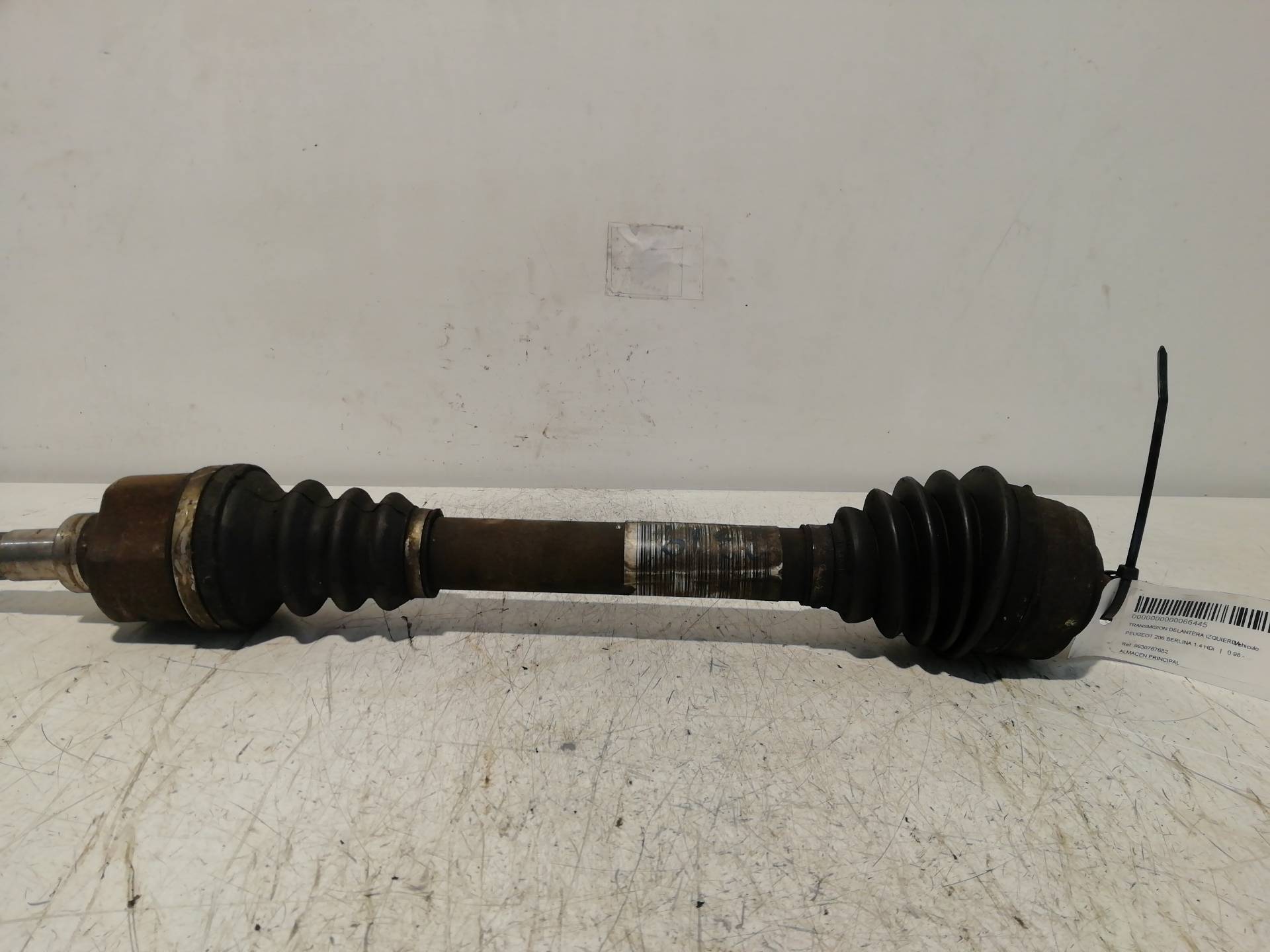 Front left driveshaft PEUGEOT 206 BERLINA