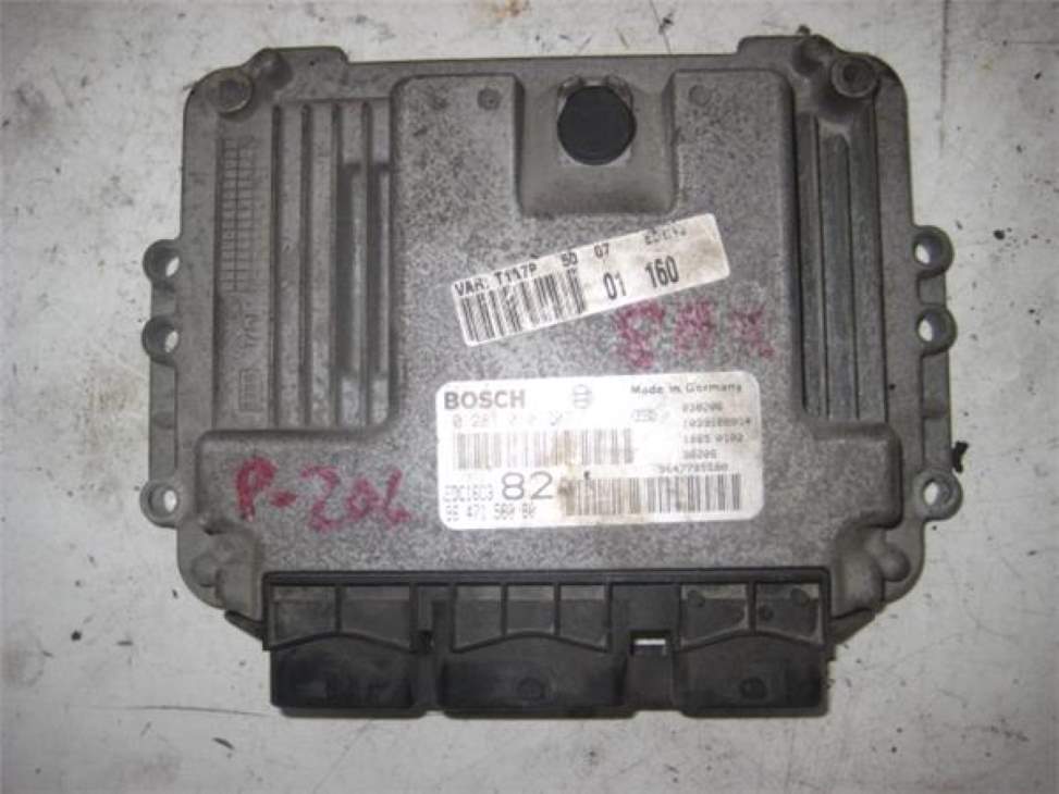 Engine control unit ECU PEUGEOT 206 BERLINA