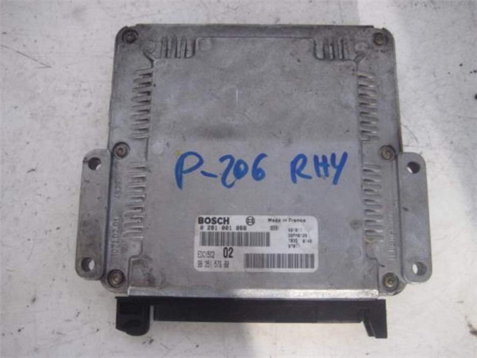 Engine control unit ECU PEUGEOT 206 BERLINA