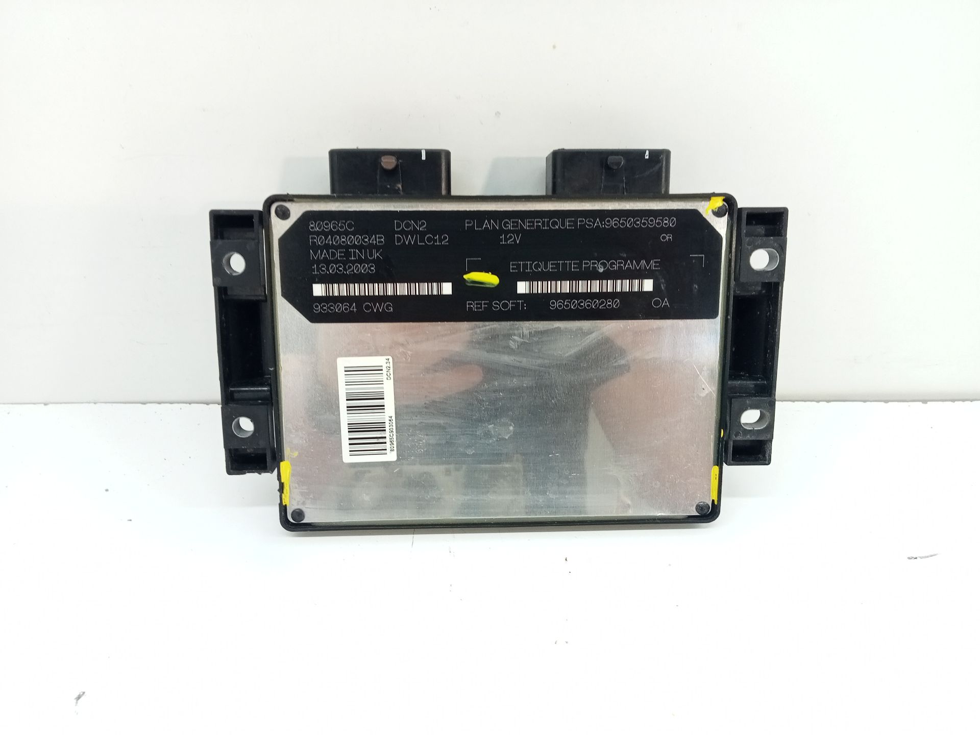 Engine control unit ECU PEUGEOT PARTNER (S2)