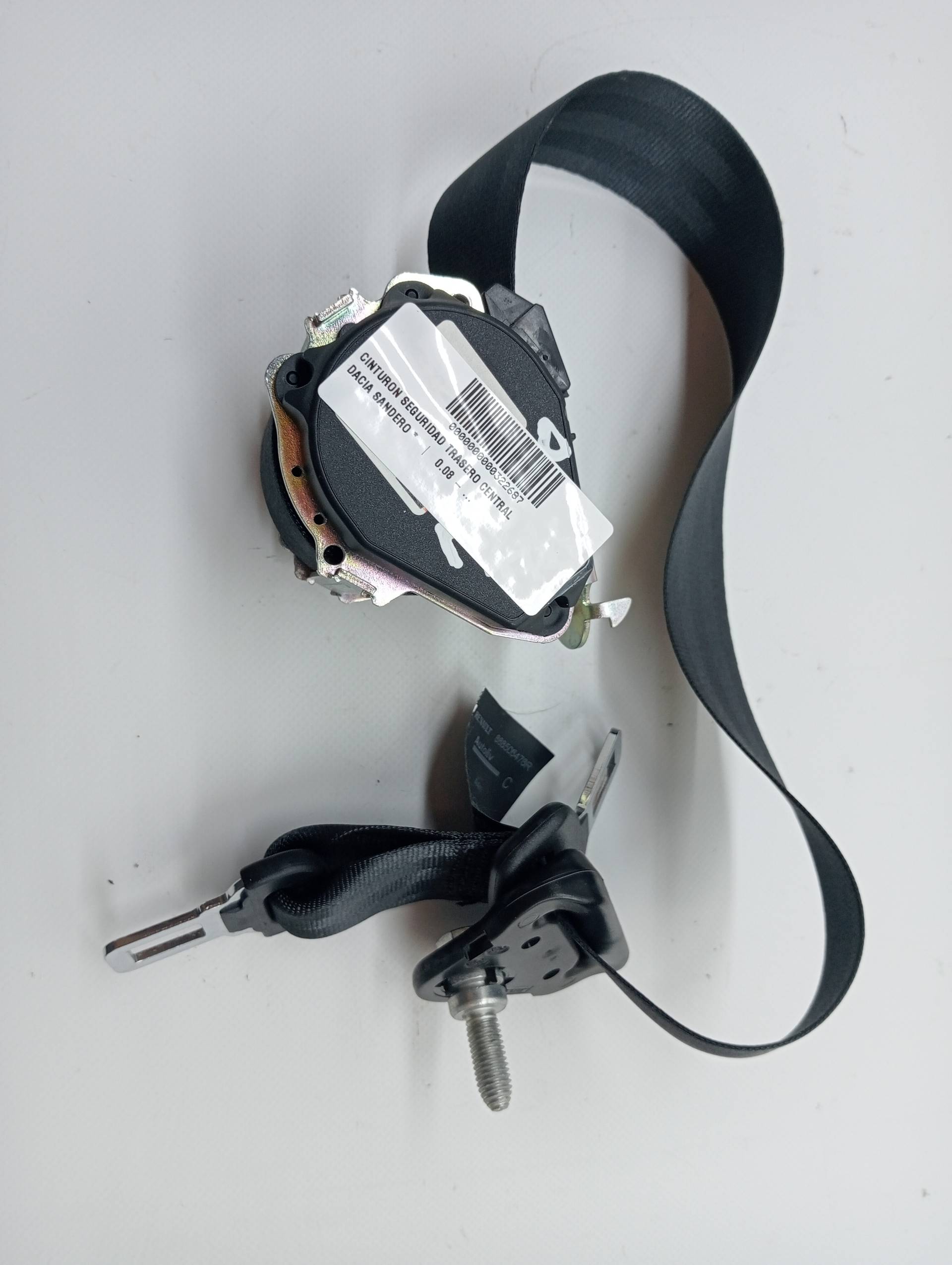 Sicherheitsgurt hinten Mitte DACIA SANDERO