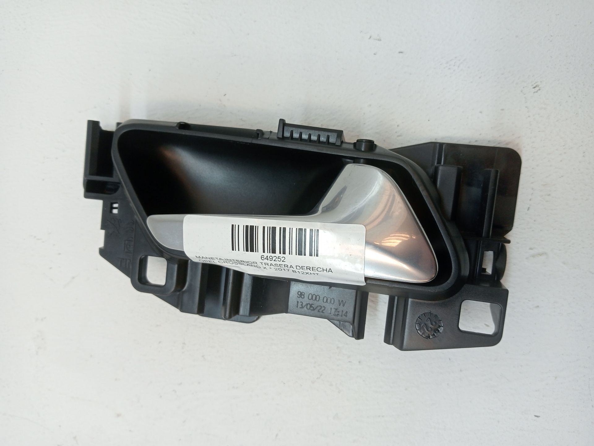 Rear Right Interior Door Handle OPEL CROSSLAND X
