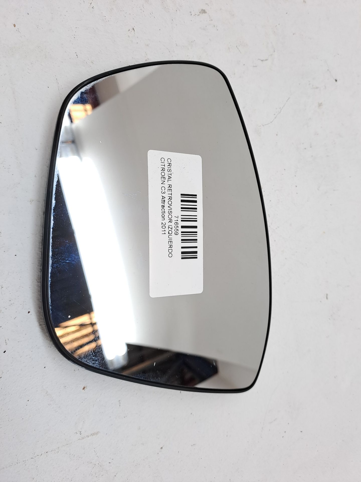 Vidro do retrovisor esquerdo CITROEN C3