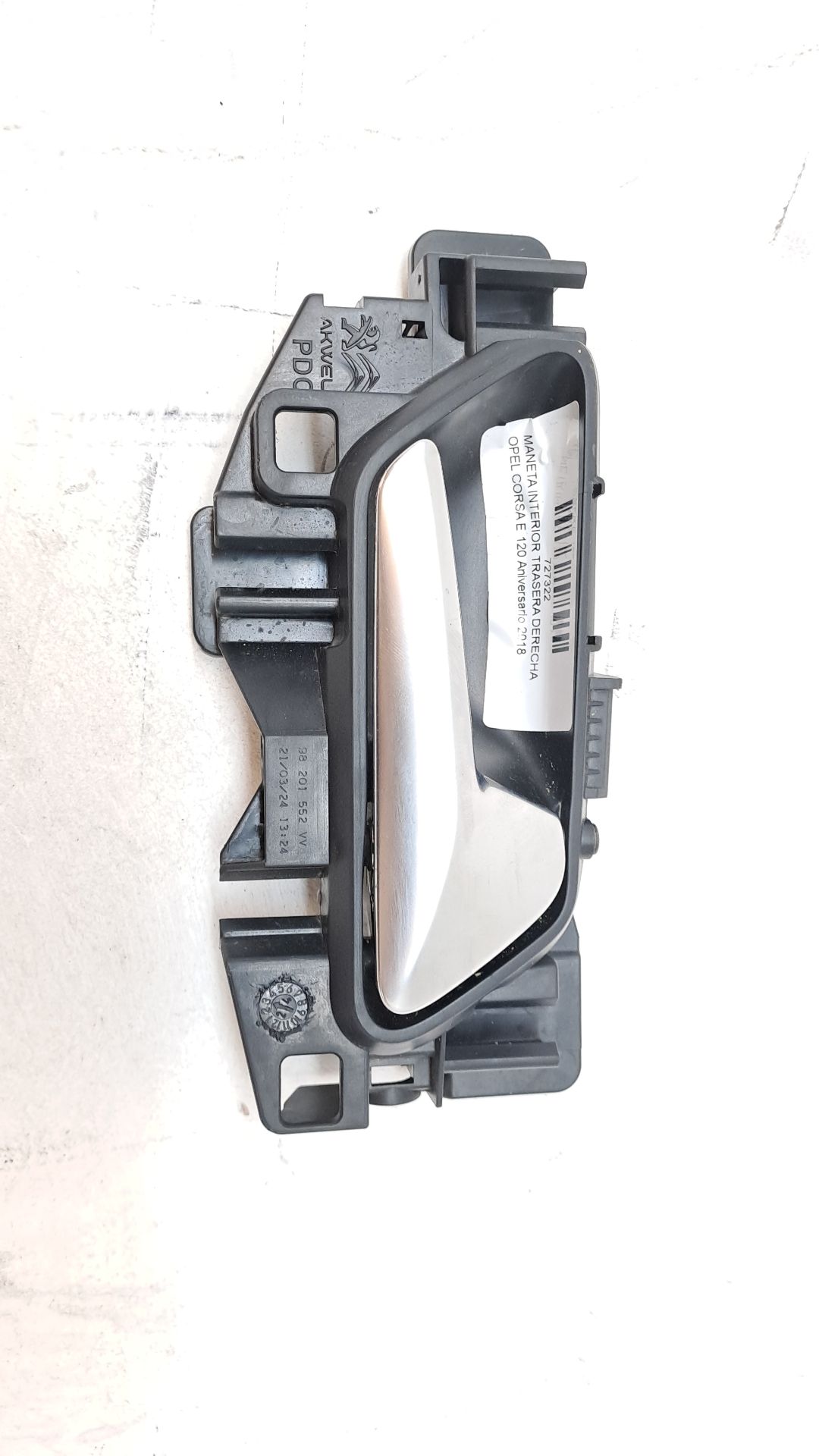 MANETA INTERIOR TRASERA DERECHA OPEL CORSA E