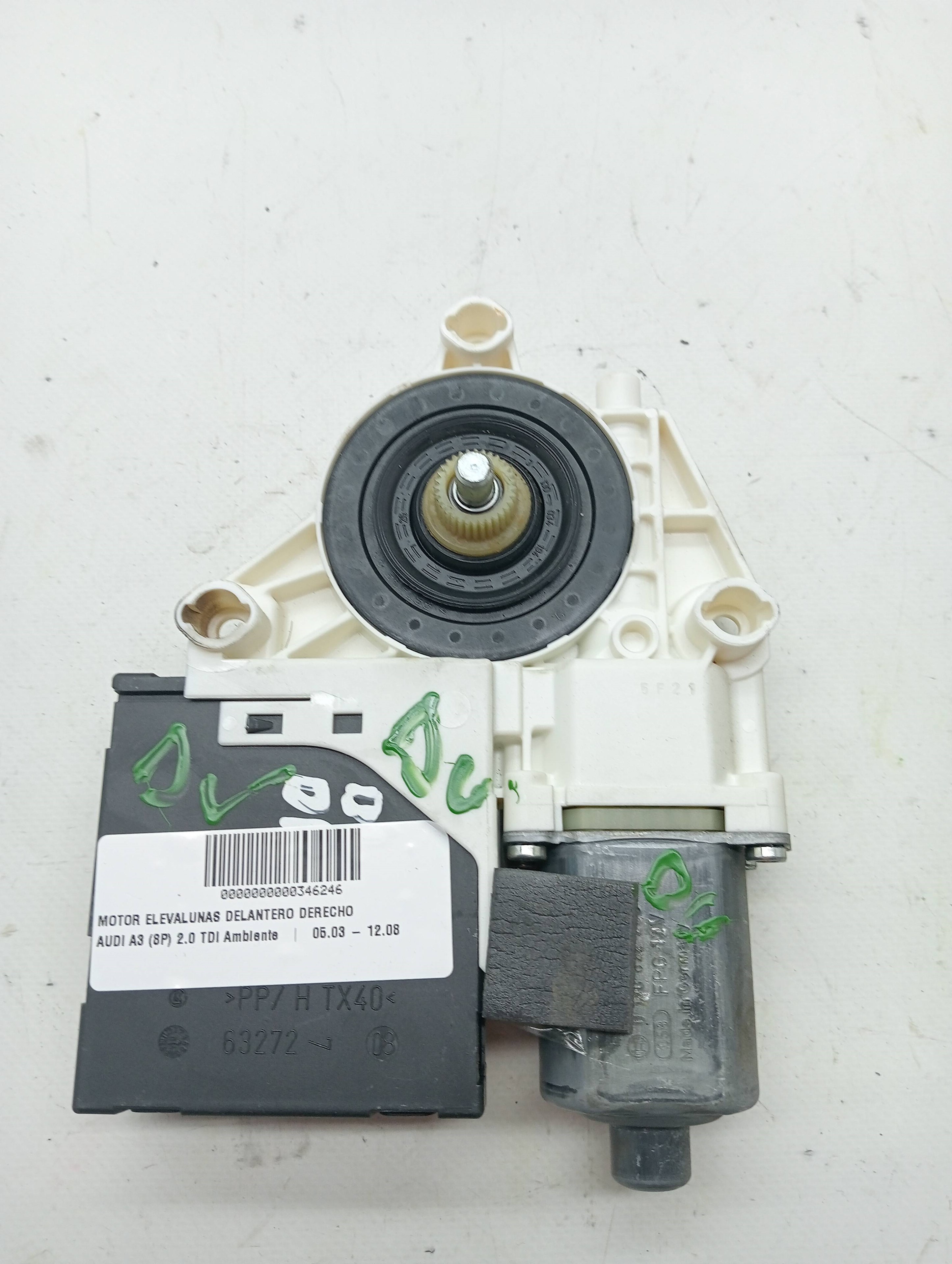 Motor vidro elétrico dianteiro direito AUDI A3 (8P)