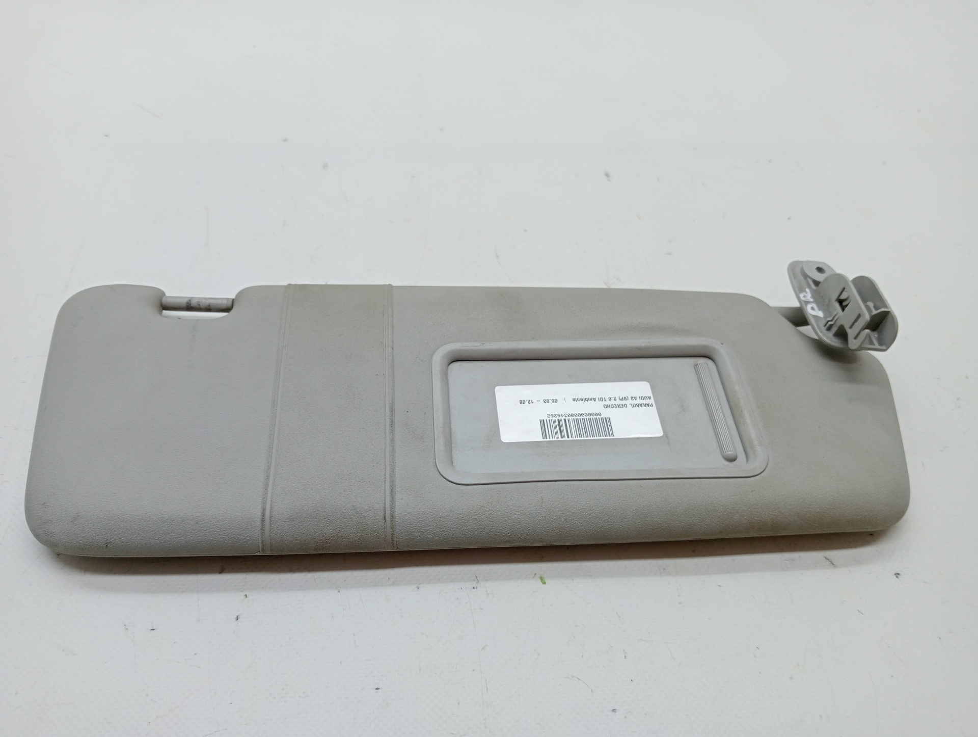 Para-sol direito AUDI A3 (8P)
