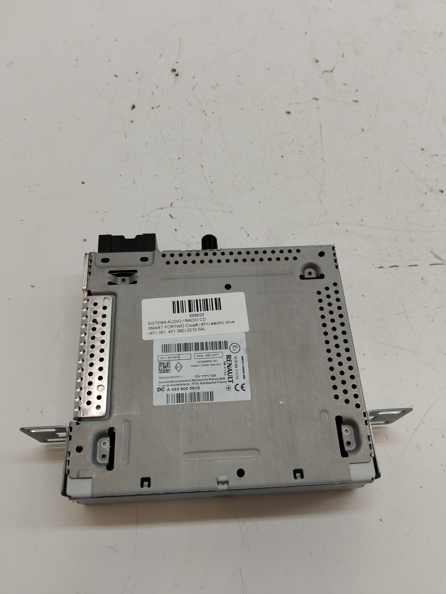 Audiosystem / CD-Radio SMART FORTWO COUPE (451)