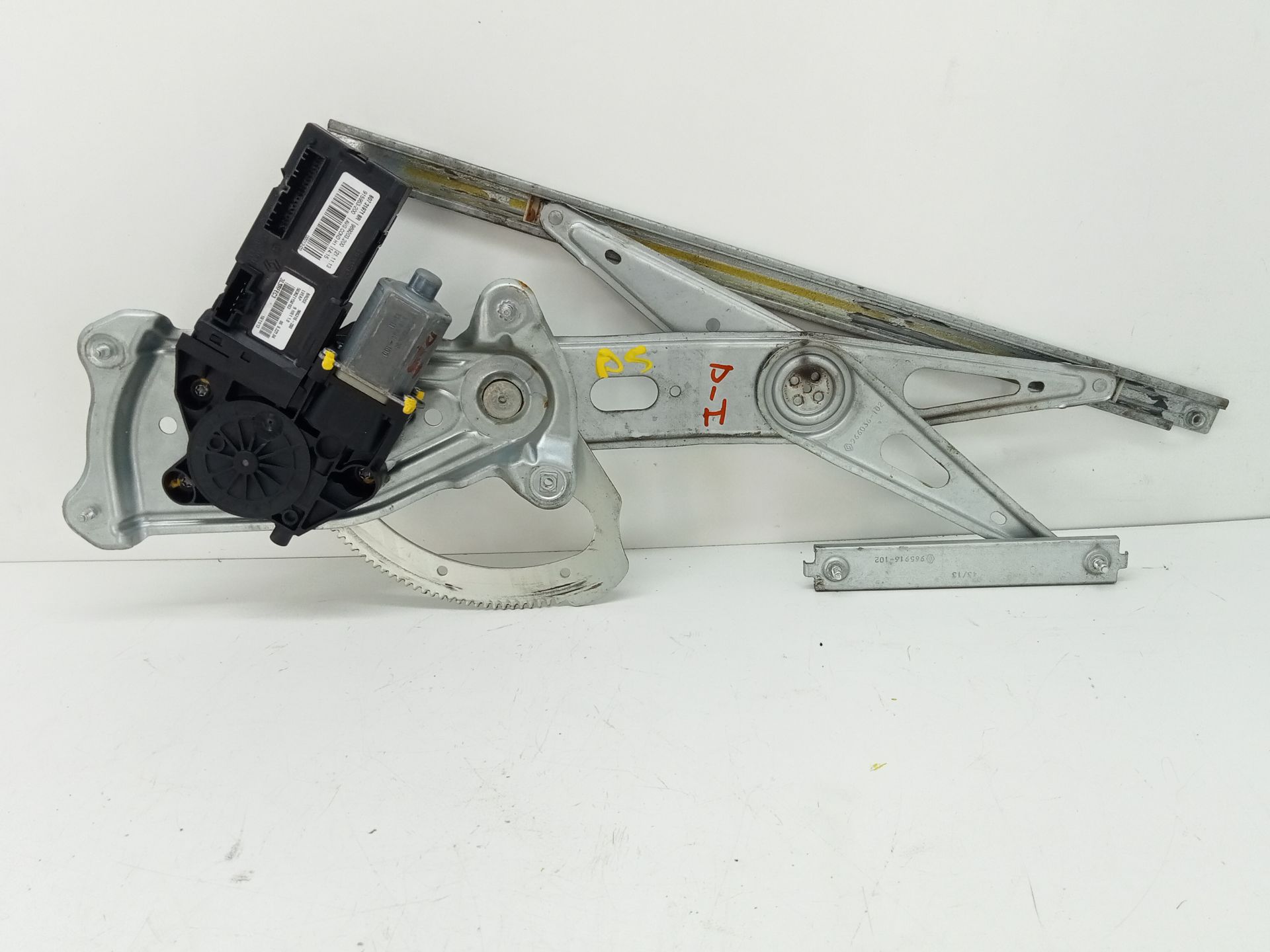Front left window regulator RENAULT GRAND SCENIC III (JZ0/1_)