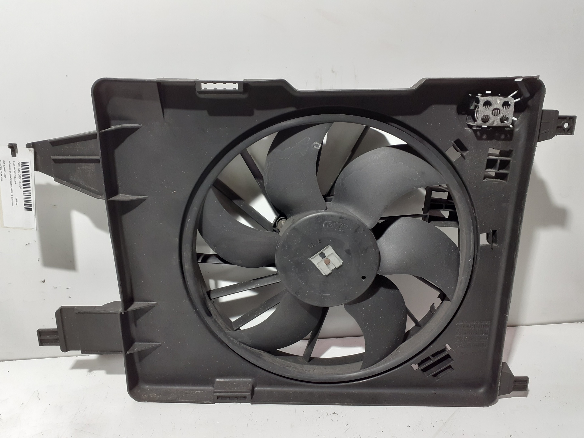 Radiator fan RENAULT SCENIC II