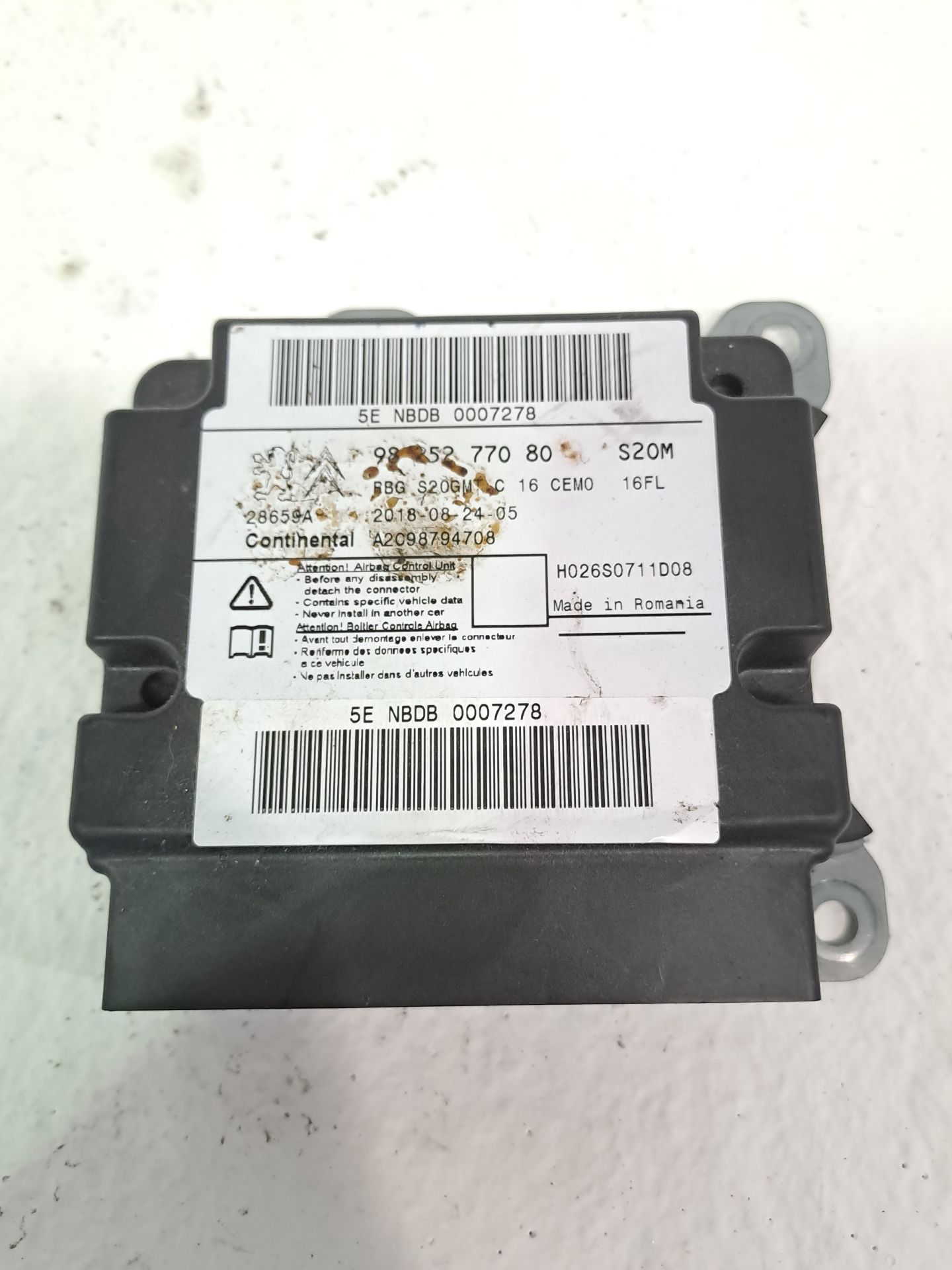 Electronic Control Module CITROEN C3 AIRCROSS