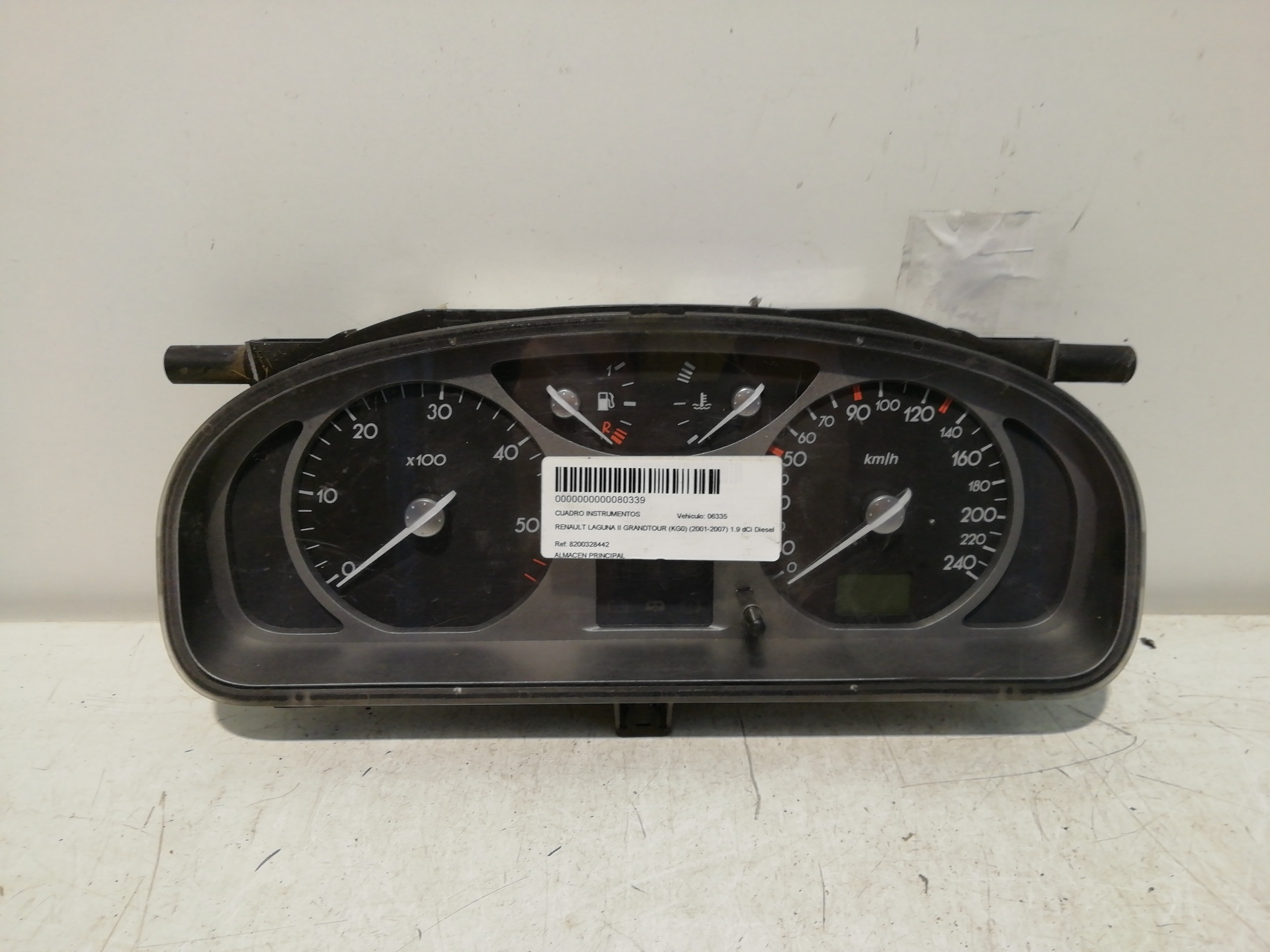 Combiné d’instruments RENAULT LAGUNA II GRANDTOUR (KG0)