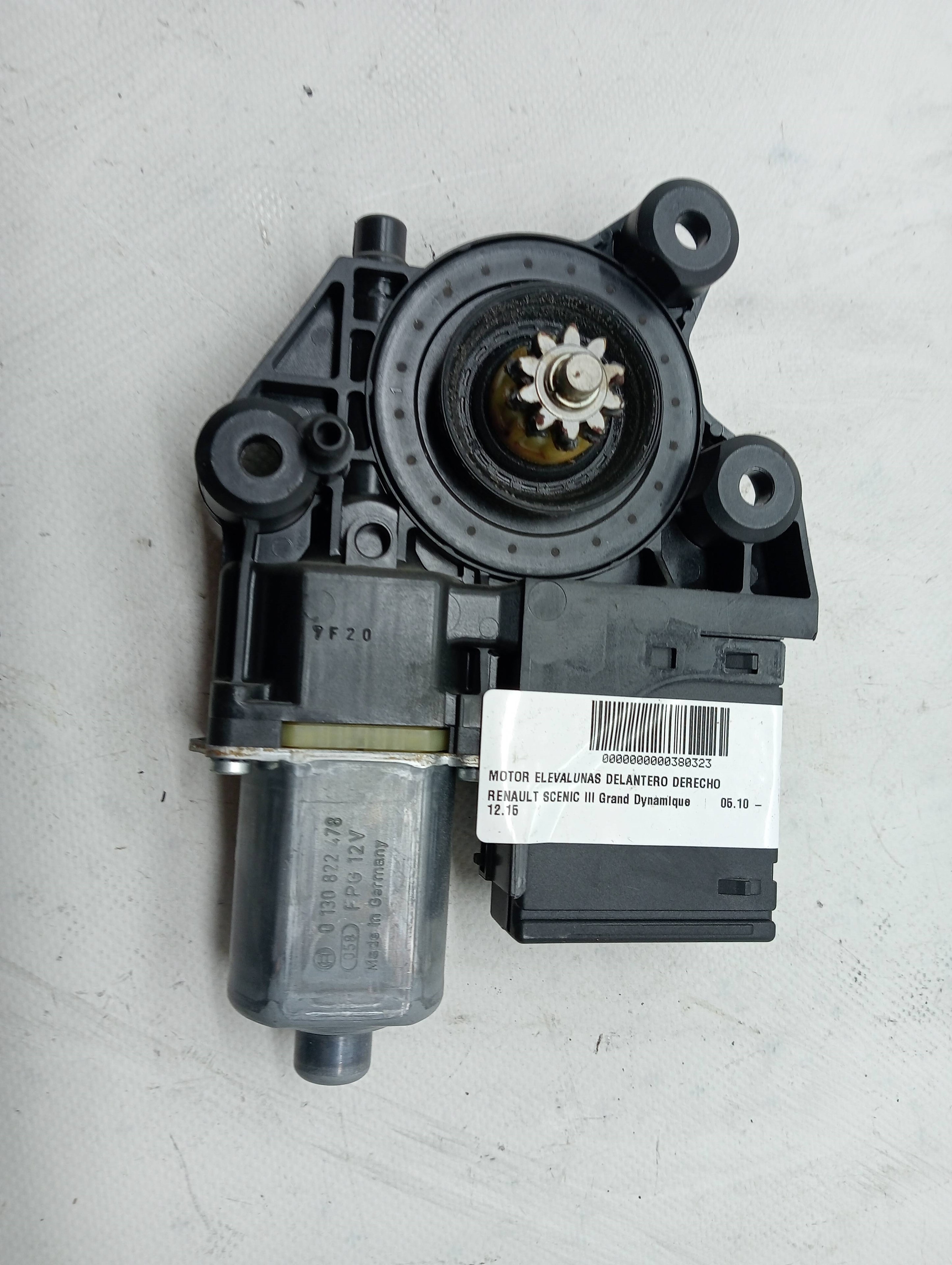 Front Right Window Motor RENAULT SCENIC III
