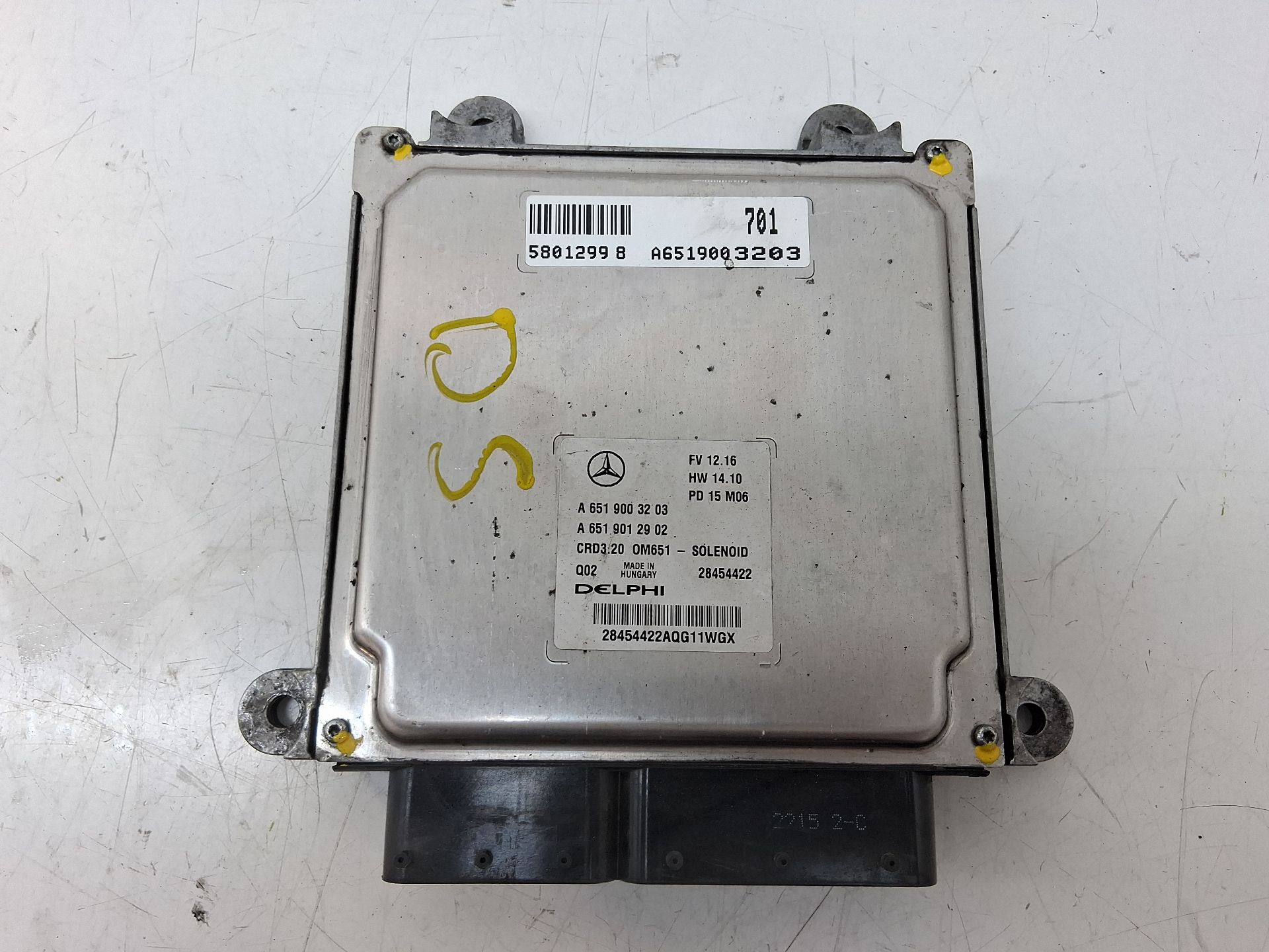 Central do motor UCE MERCEDES-BENZ SPRINTER 3-T FURGONETA (B906)