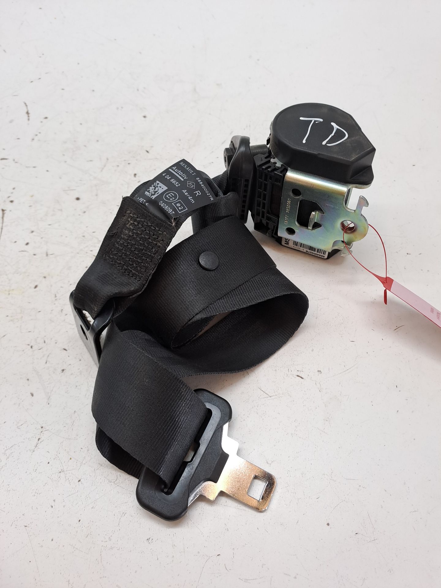 Ceinture de sécurité arrière droite RENAULT MEGANE III BERLINA 5 P