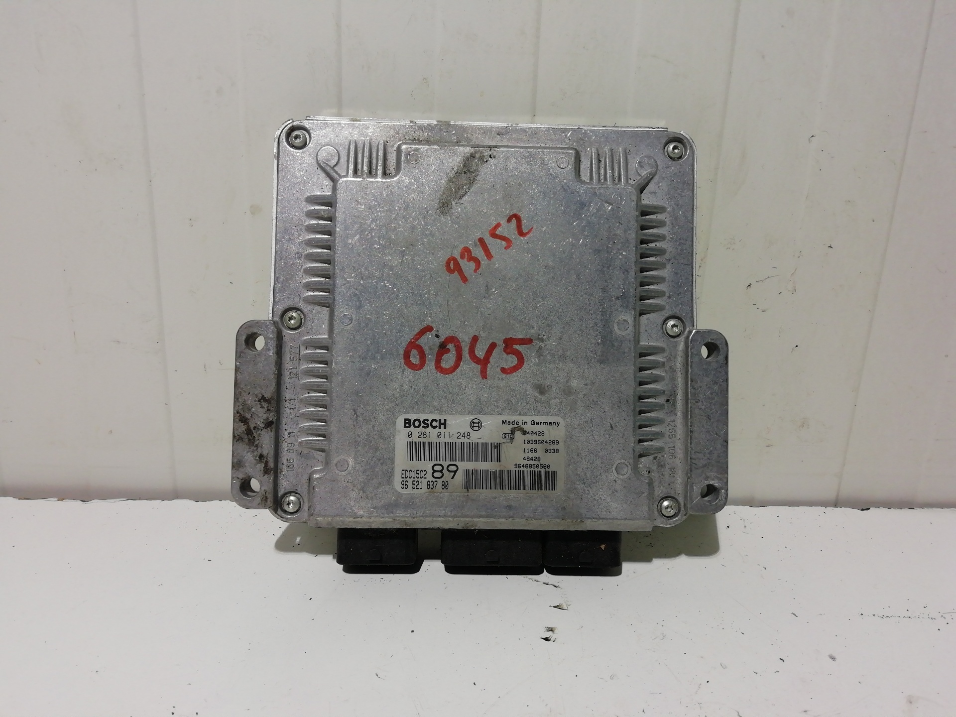 Engine control unit ECU PEUGEOT 307 (S1)