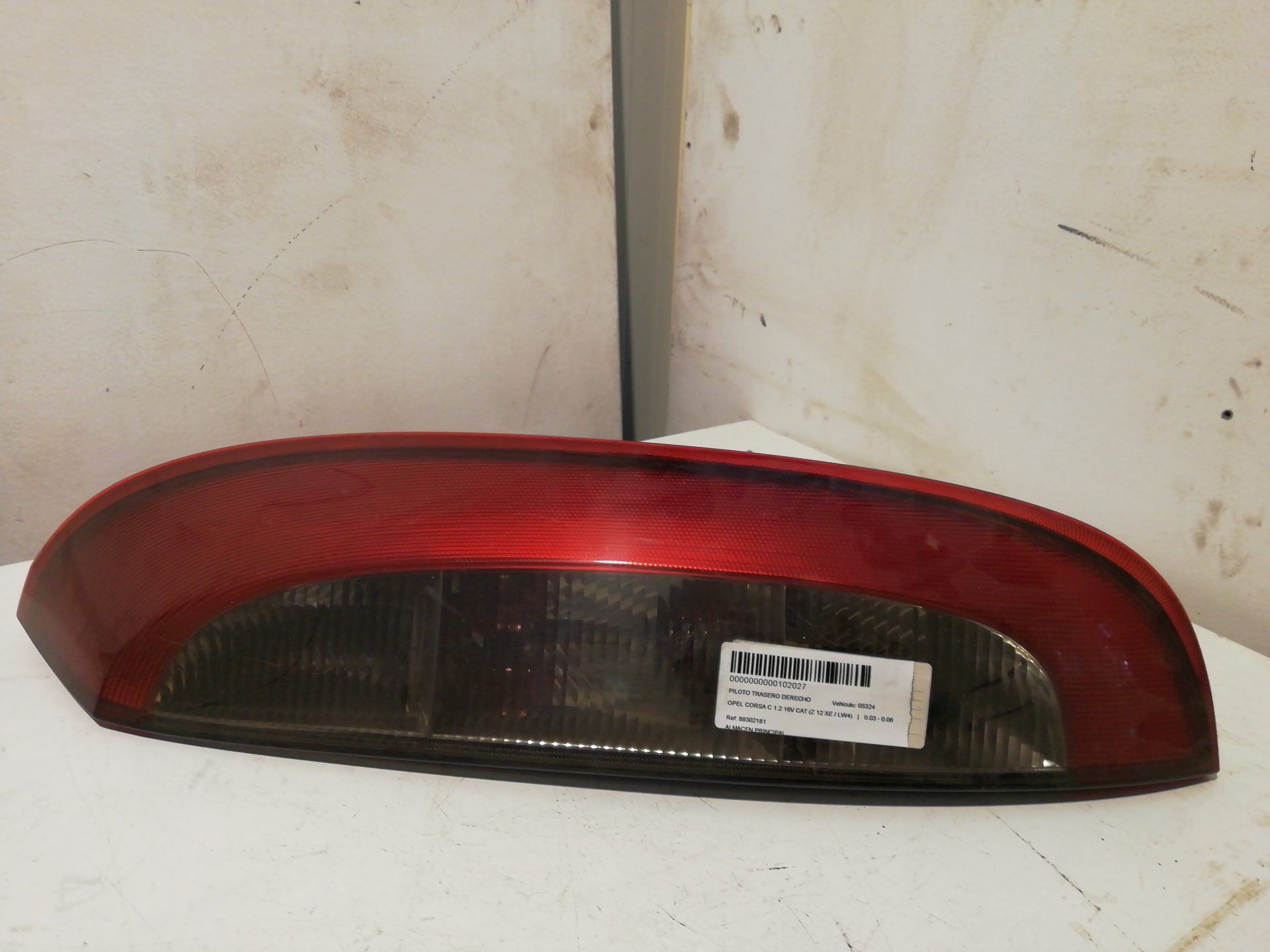 Farol traseiro direito OPEL CORSA C