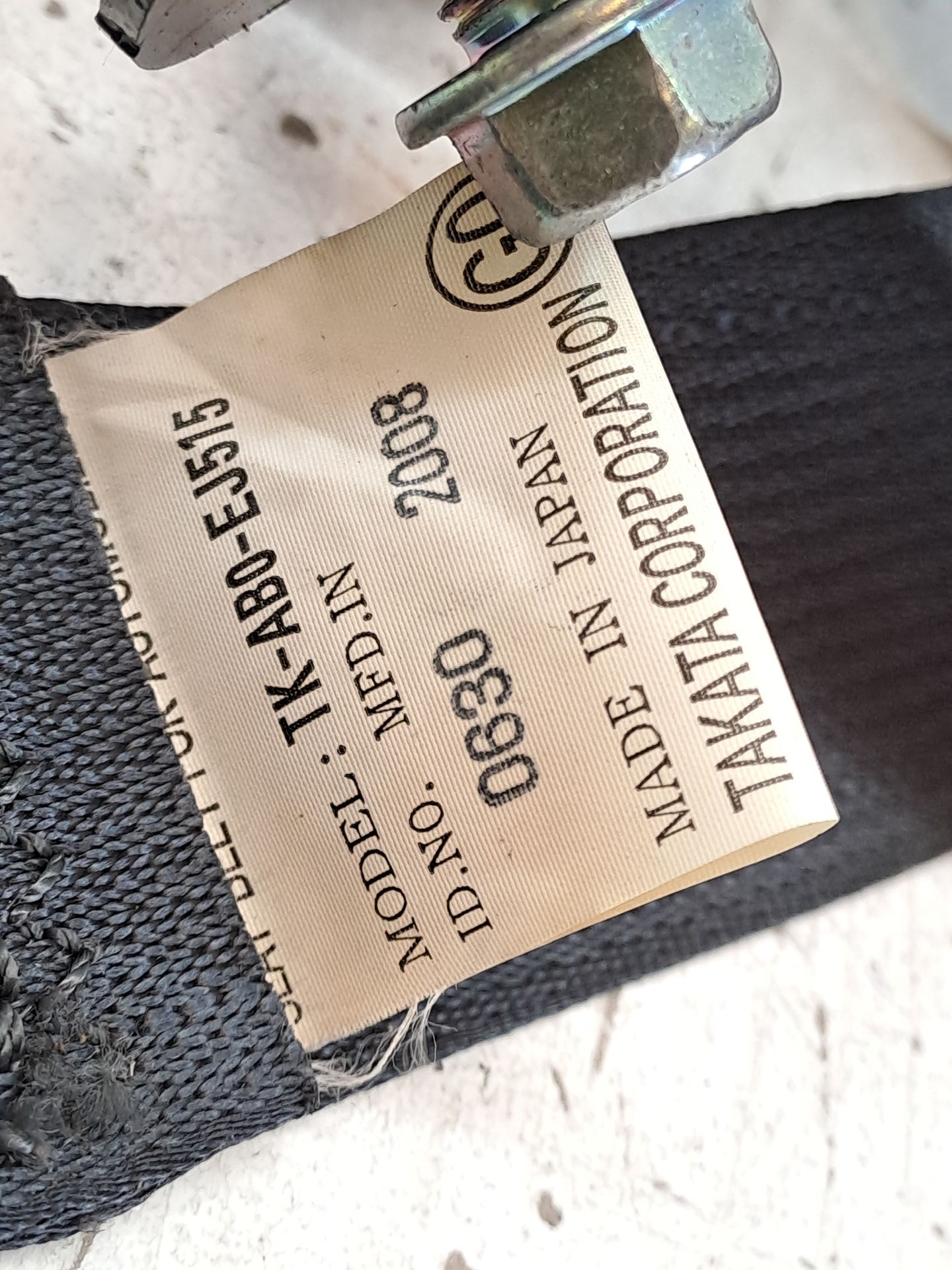 Ceinture de sécurité arrière gauche HONDA ACCORD VII TOURER (CM - CN)