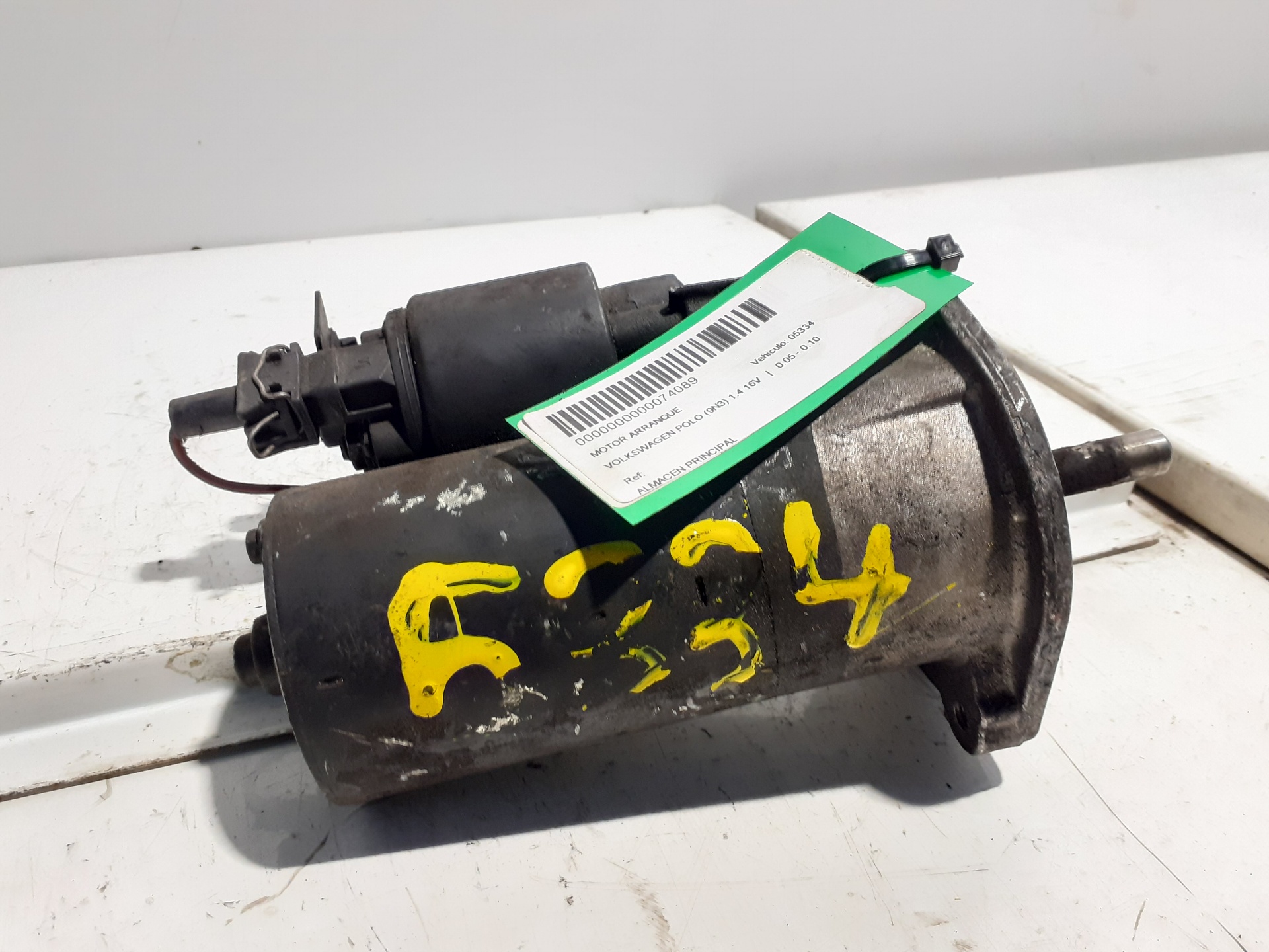 Motor arranque VOLKSWAGEN POLO (9N1)