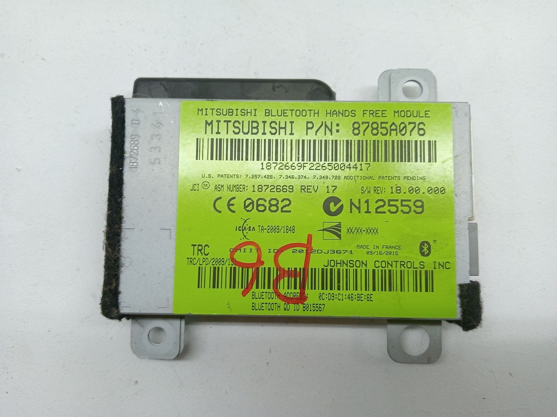 MODULO ELECTRONICO CITROEN C4 AIRCROSS