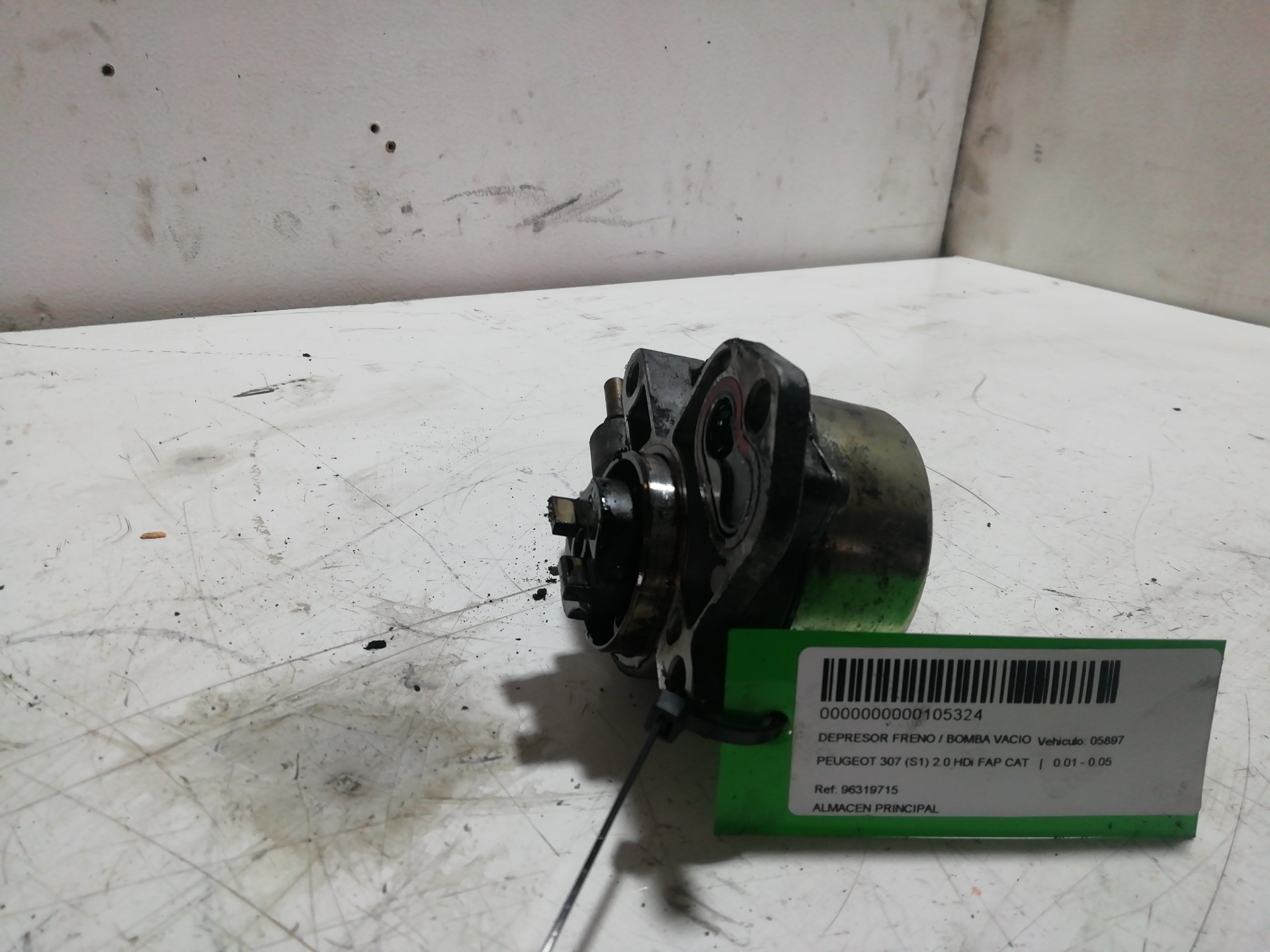 Bremskraftverstärker / Vakuumpumpe PEUGEOT 307 (S1)
