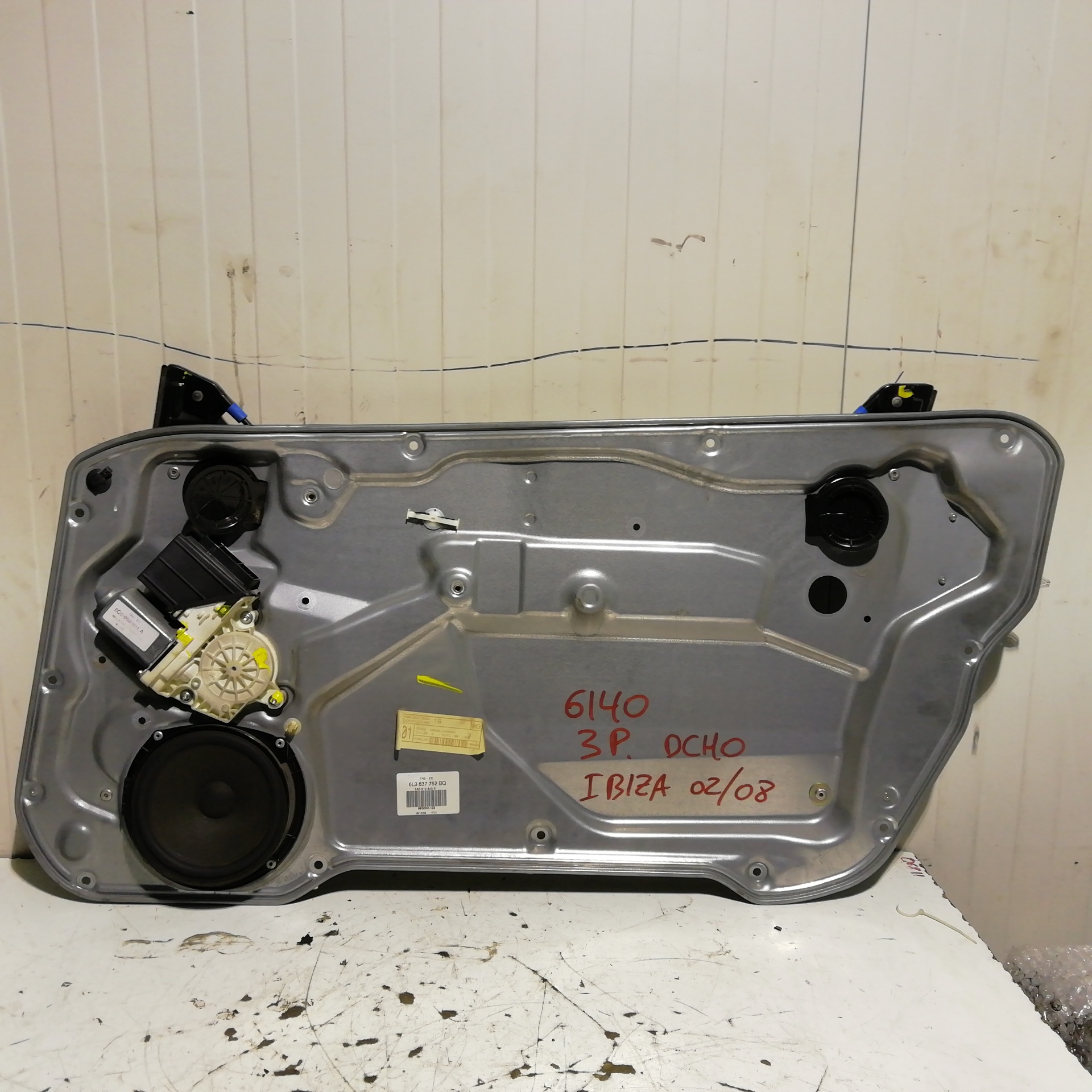 Front right window regulator SEAT IBIZA (6L1)