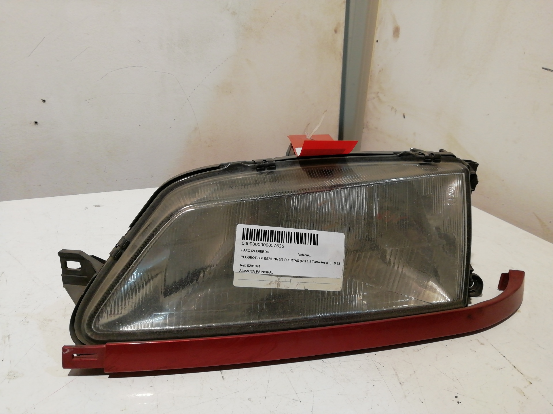 Scheinwerfer links PEUGEOT 306 BERLINA 3/5 PUERTAS (S1)
