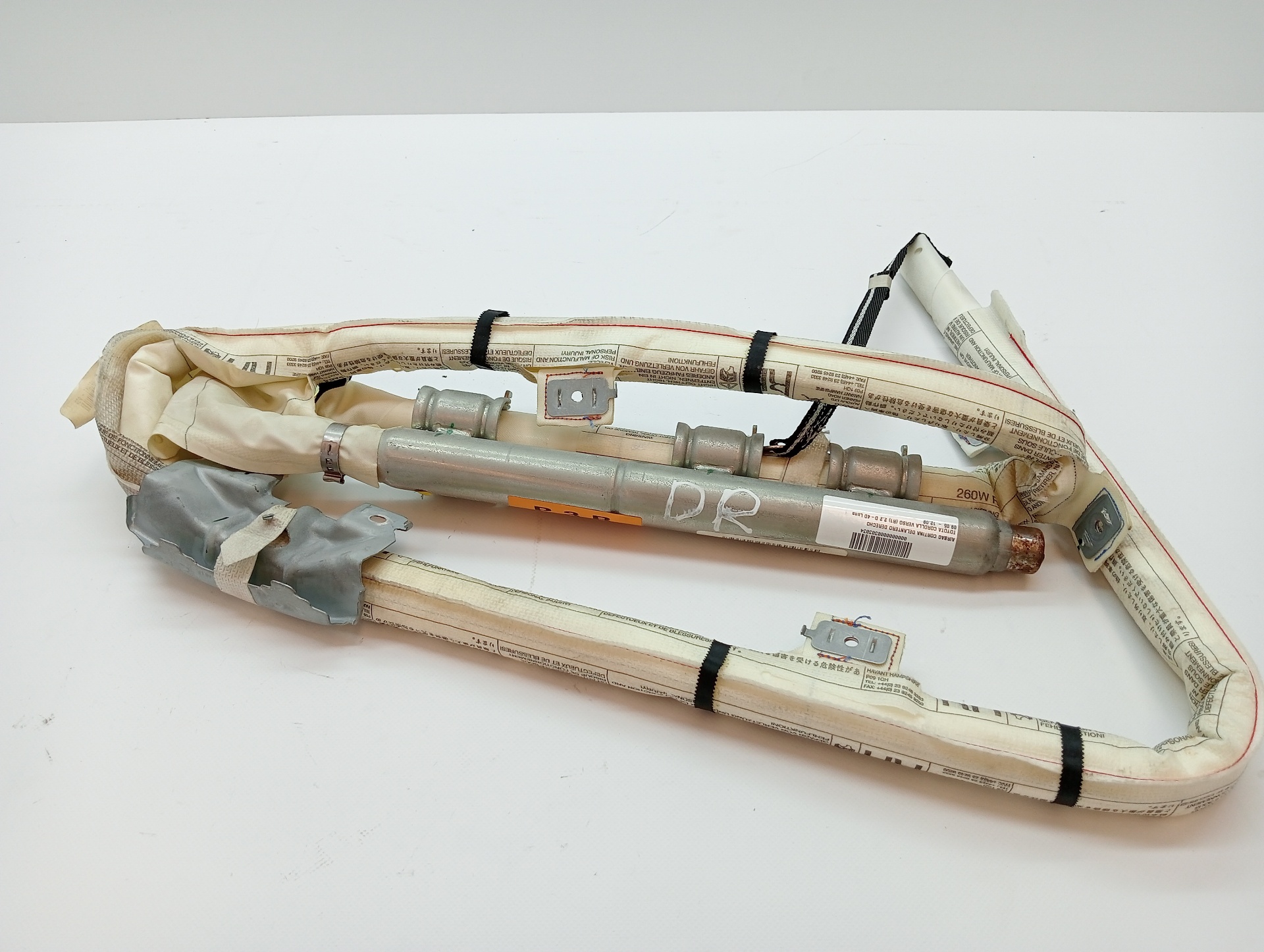 Front Right Curtain Airbag TOYOTA COROLLA VERSO (R1)