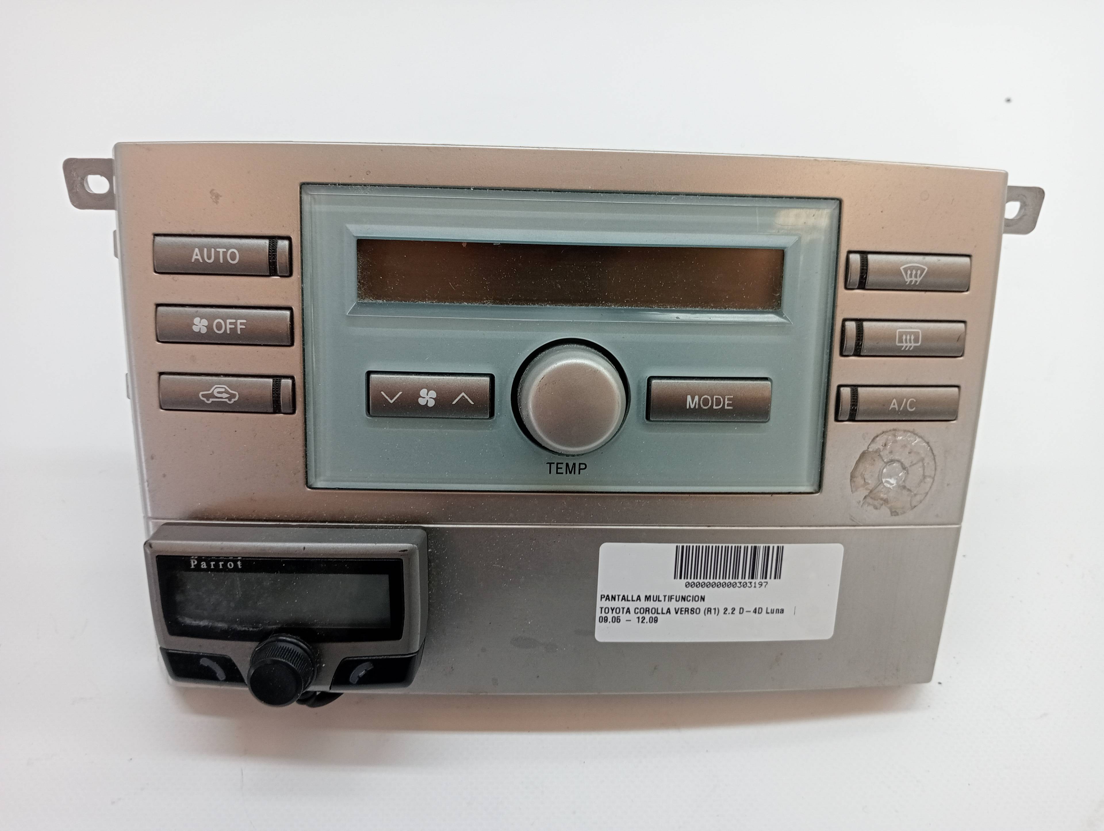 Multifunktionsanzeige TOYOTA COROLLA VERSO (R1)