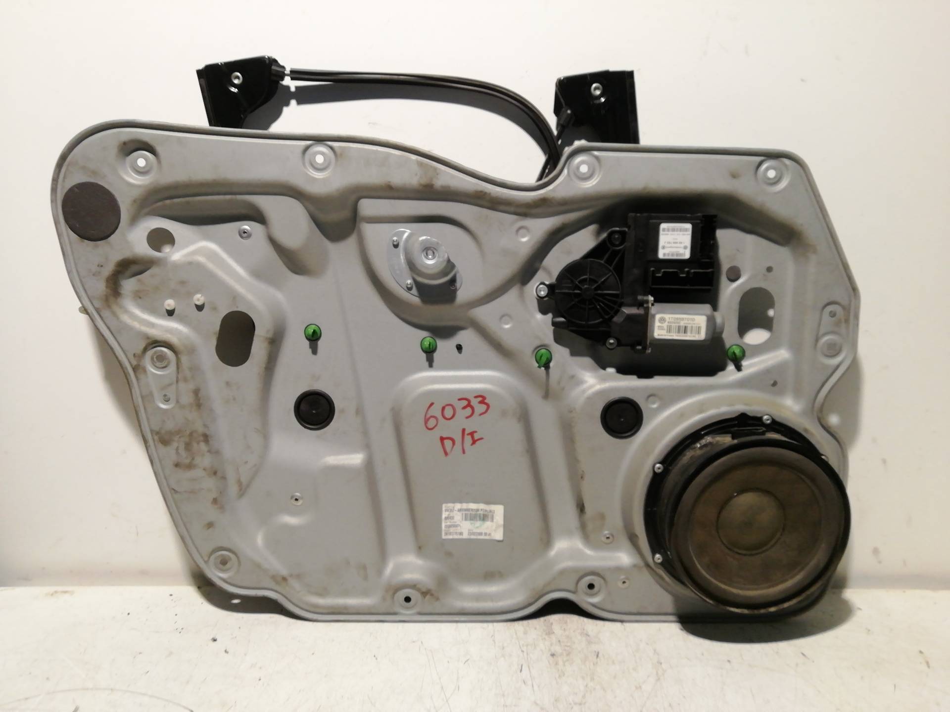 Front left window regulator VOLKSWAGEN CADDY KA/KB (2K)