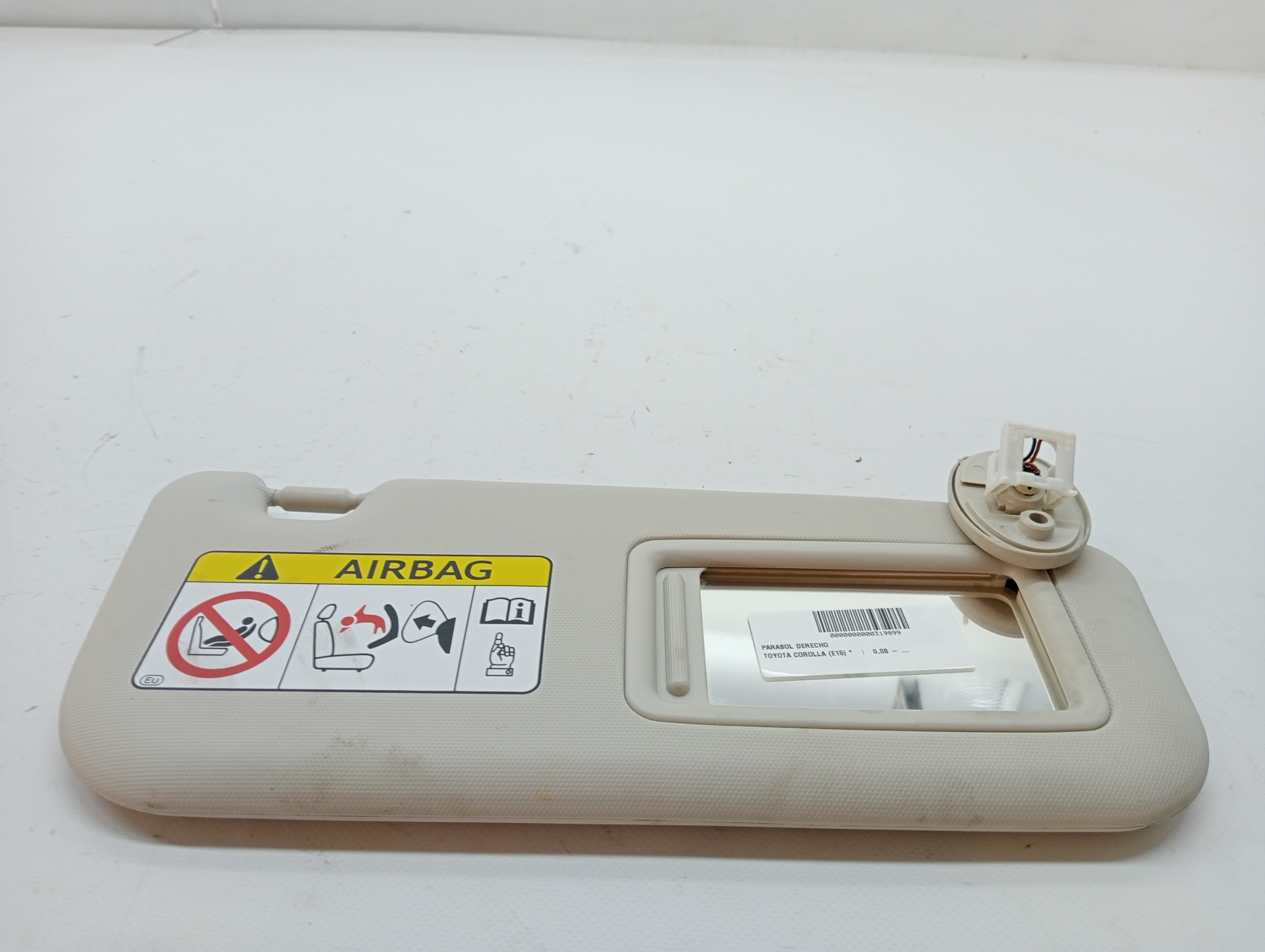 Sun Visor Right TOYOTA COROLLA (E15)