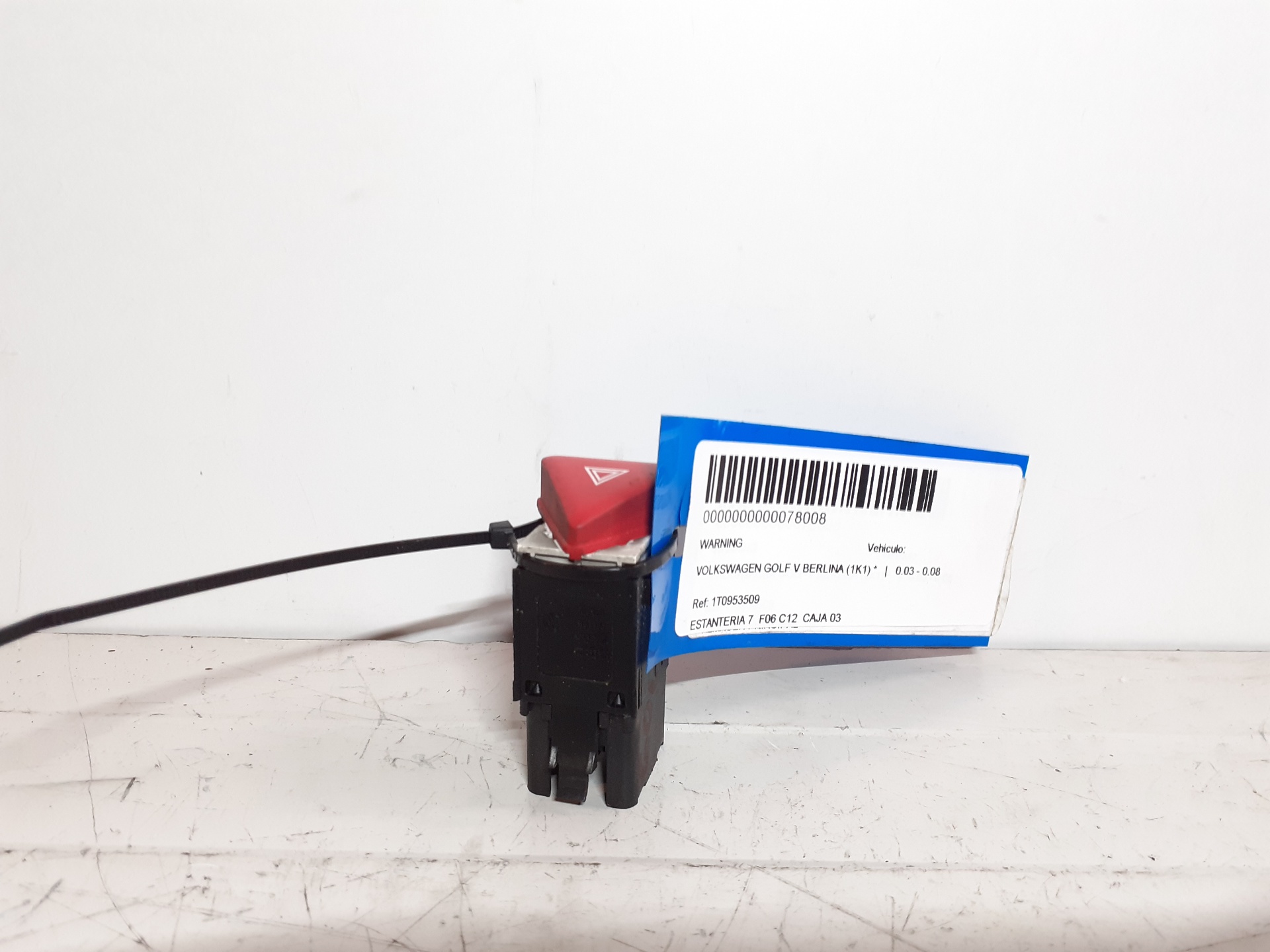 Warnlampe VOLKSWAGEN GOLF V BERLINA (1K1)