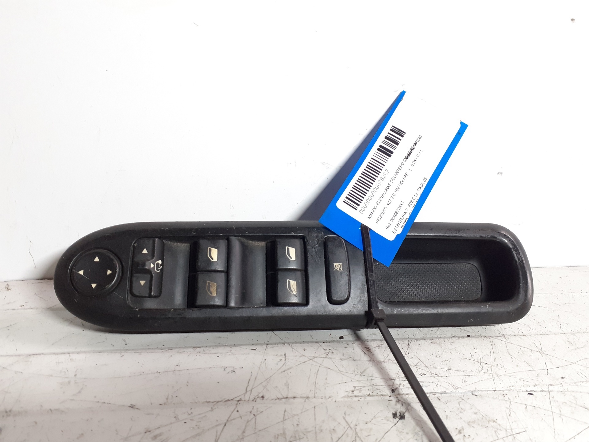 Fensterheberschalter vorne links PEUGEOT 407