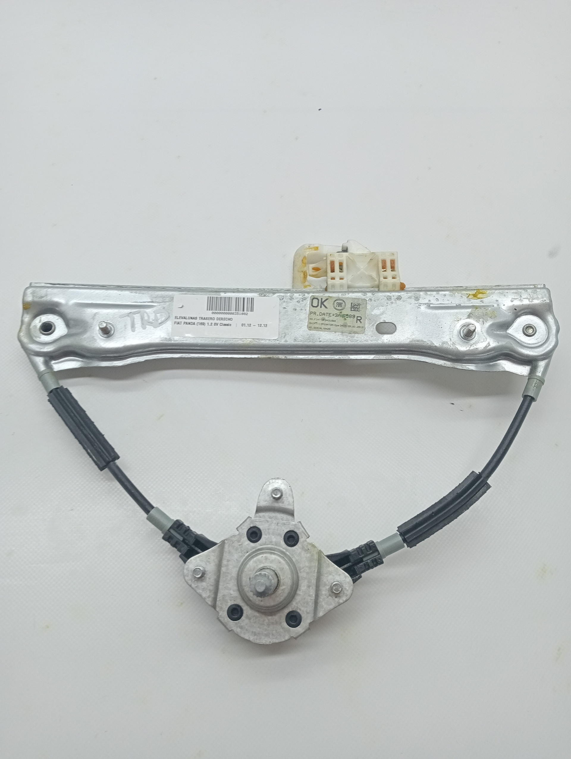 Rear right window regulator FIAT PANDA (169)