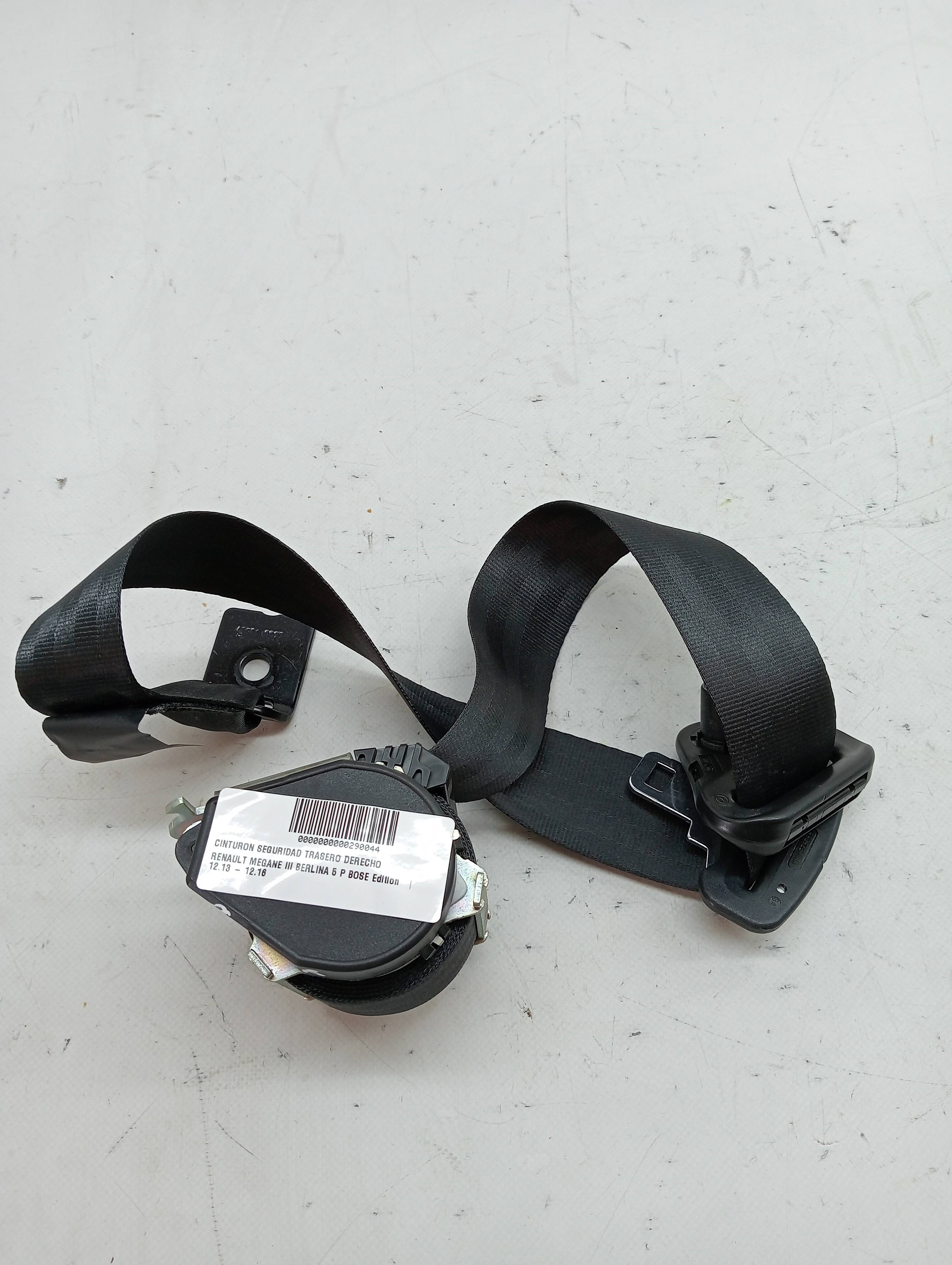 Ceinture de sécurité arrière droite RENAULT MEGANE III BERLINA 5 P