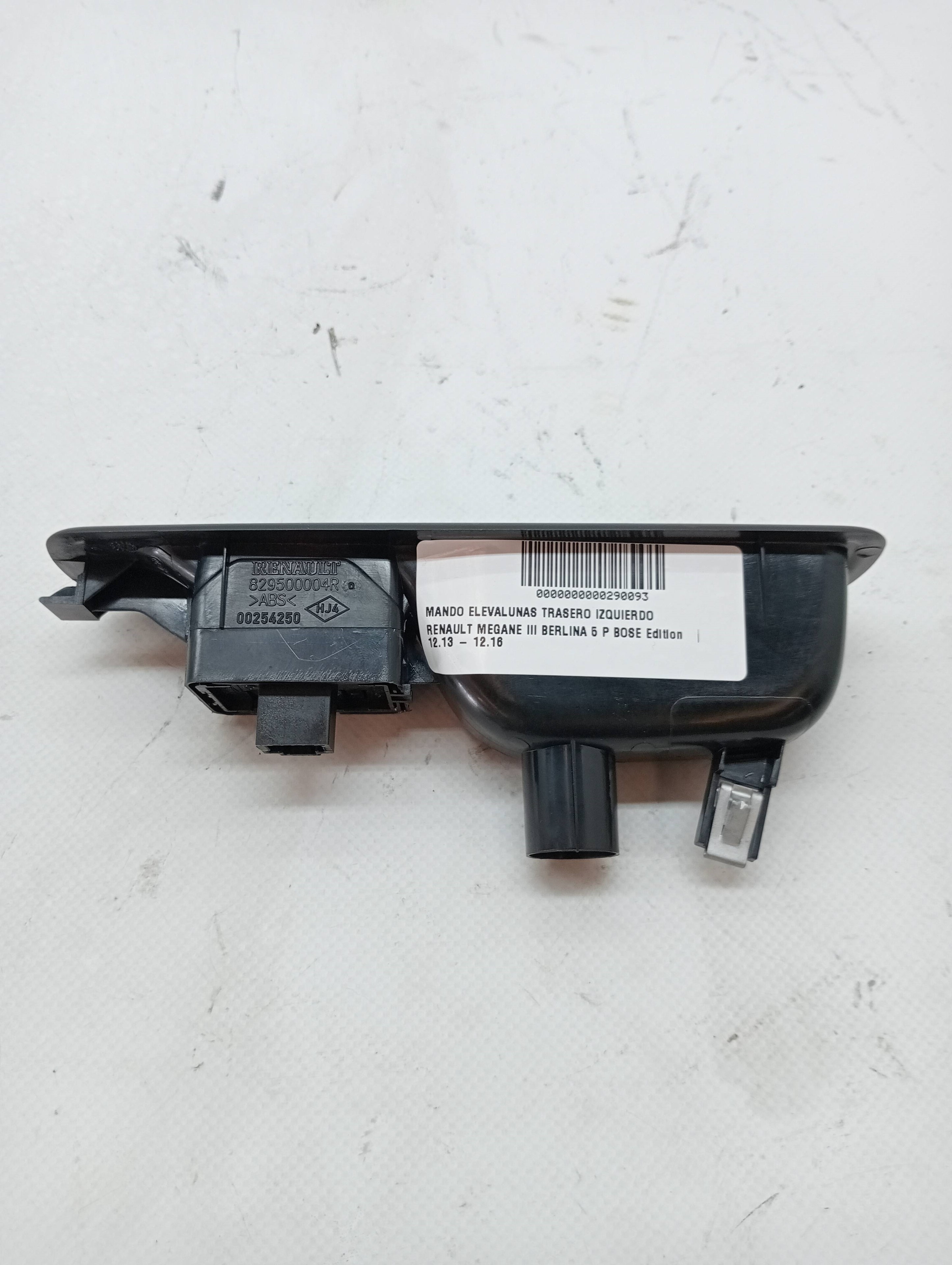 Comando vidro elétrico traseiro esquerdo RENAULT MEGANE III BERLINA 5 P