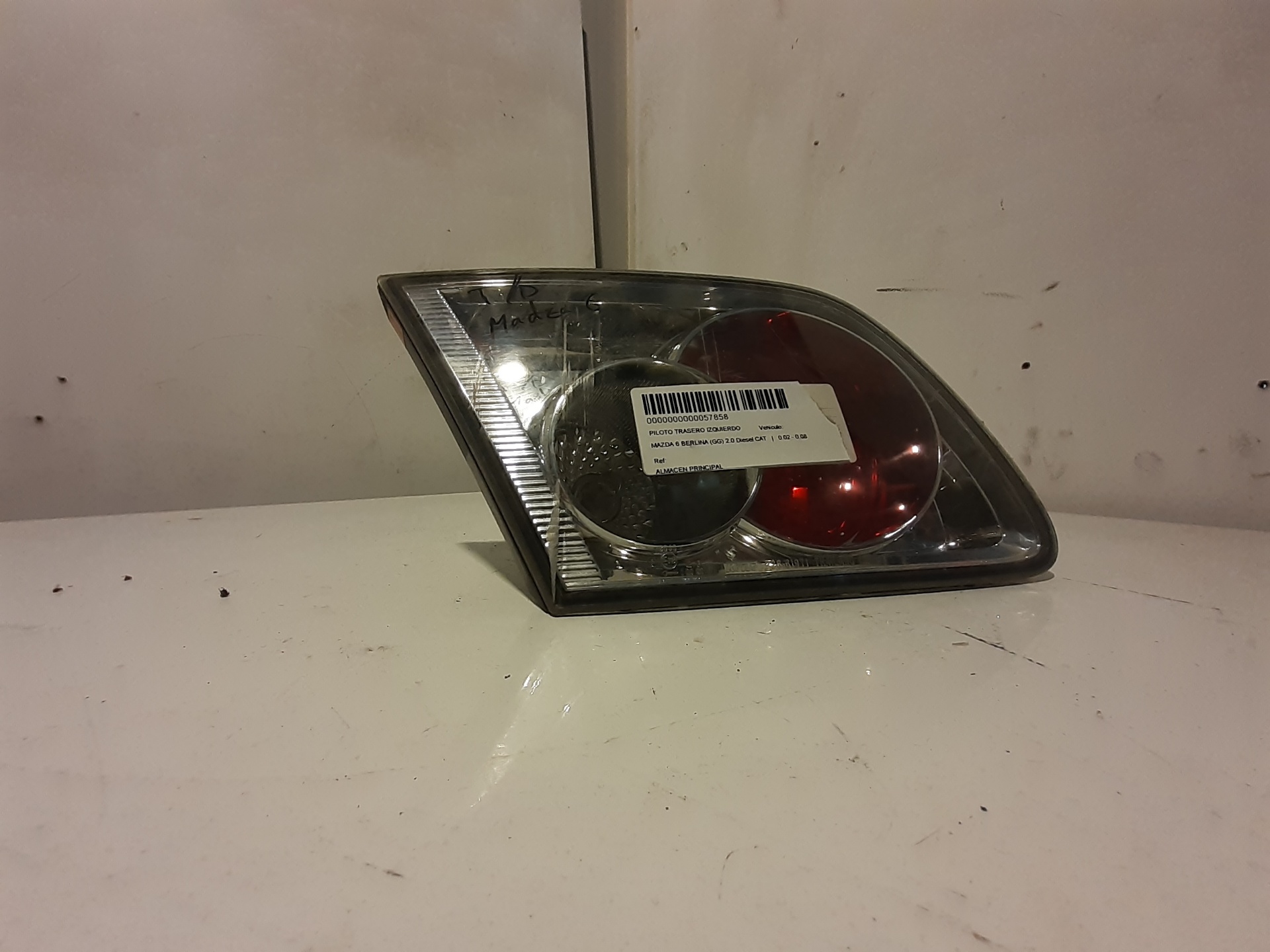Farol traseiro esquerdo MAZDA 6 BERLINA (GG)