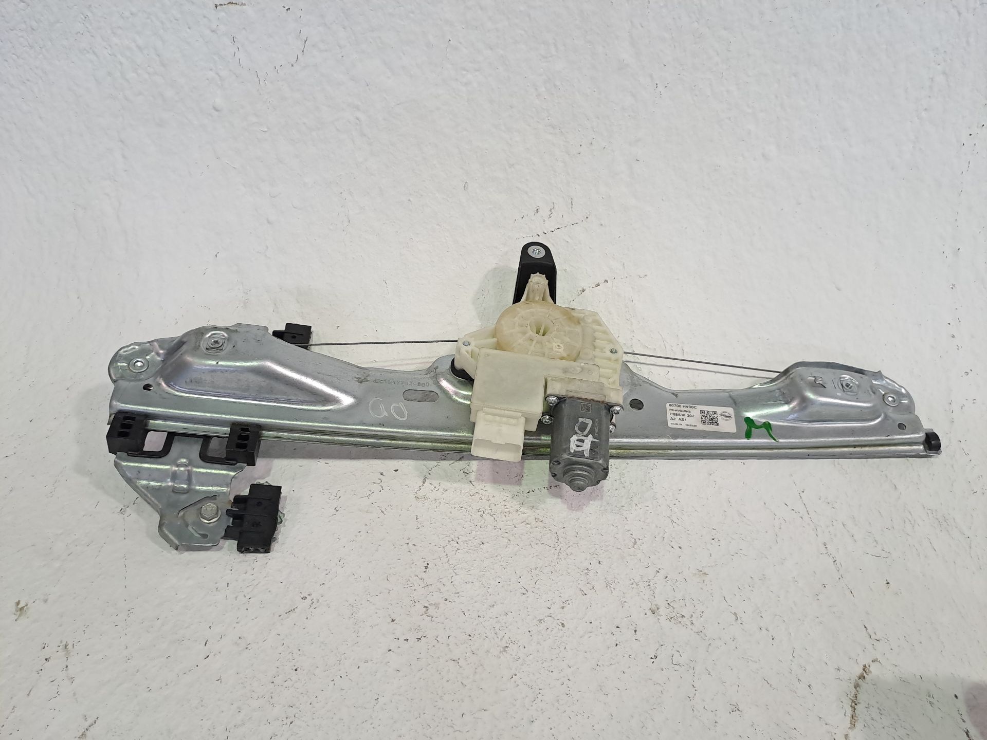 Front right window regulator NISSAN QASHQAI I (J10, NJ10)
