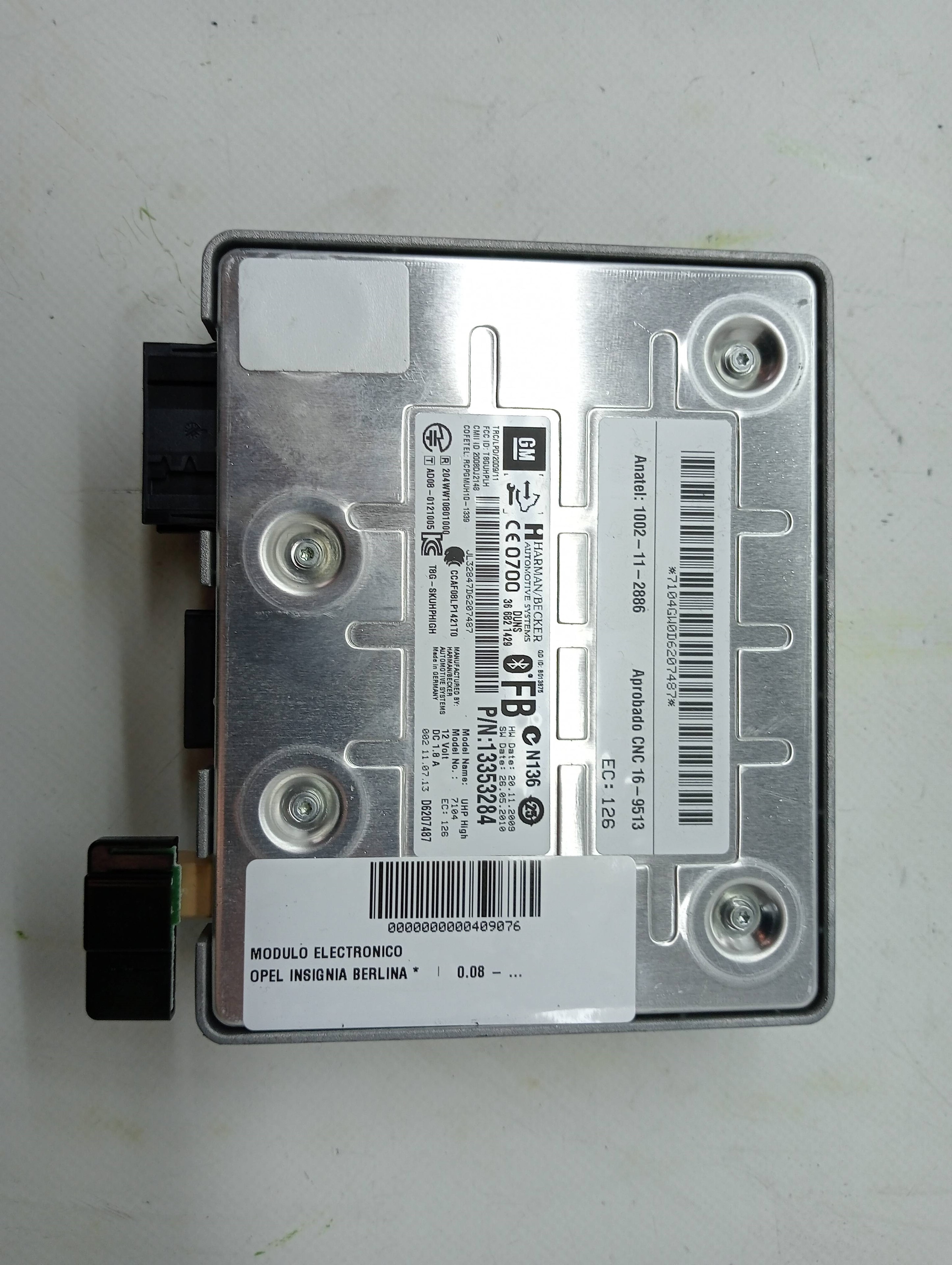 Module électronique OPEL INSIGNIA BERLINA