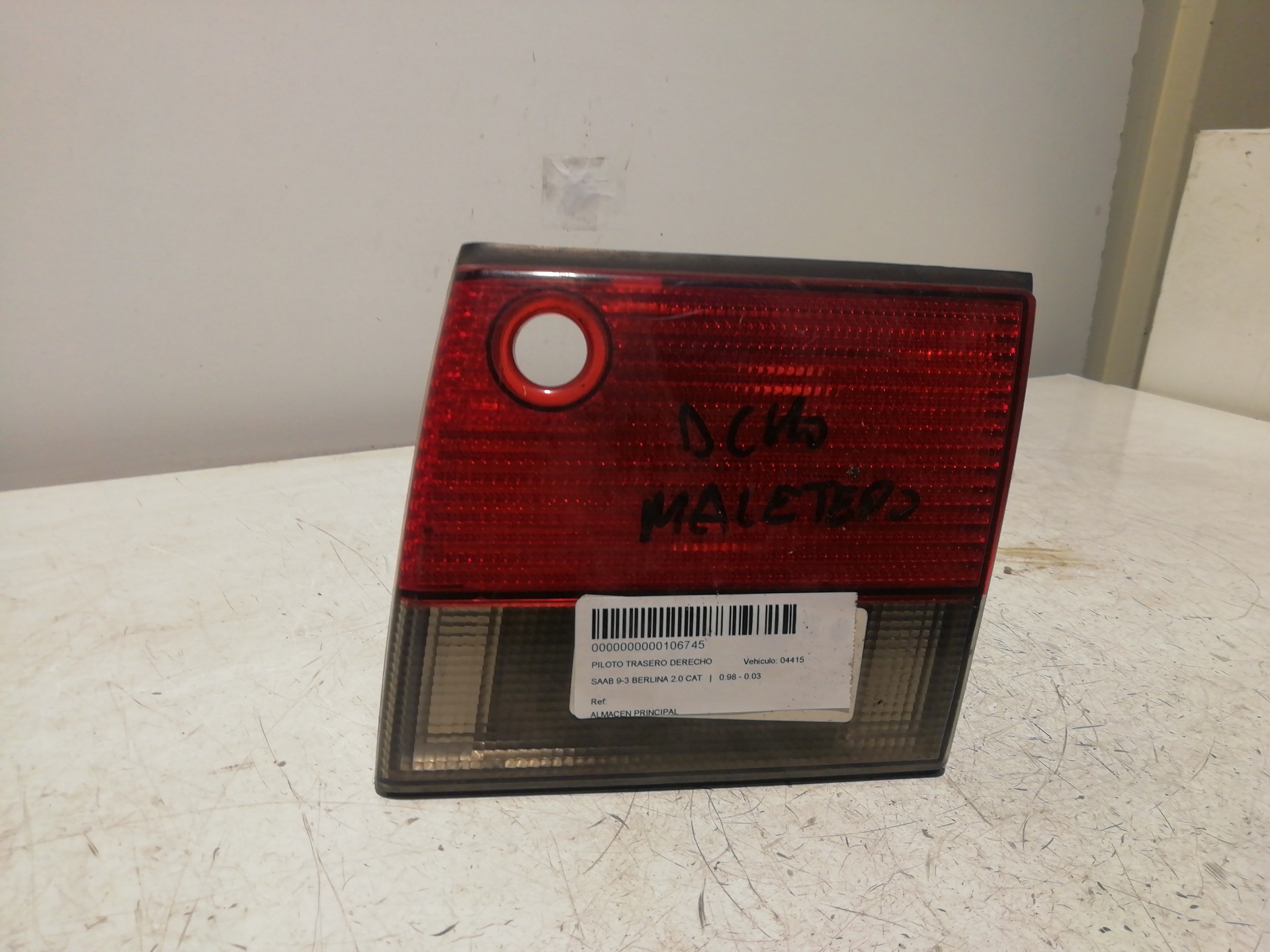 Rear Light Right SAAB 9-3 BERLINA